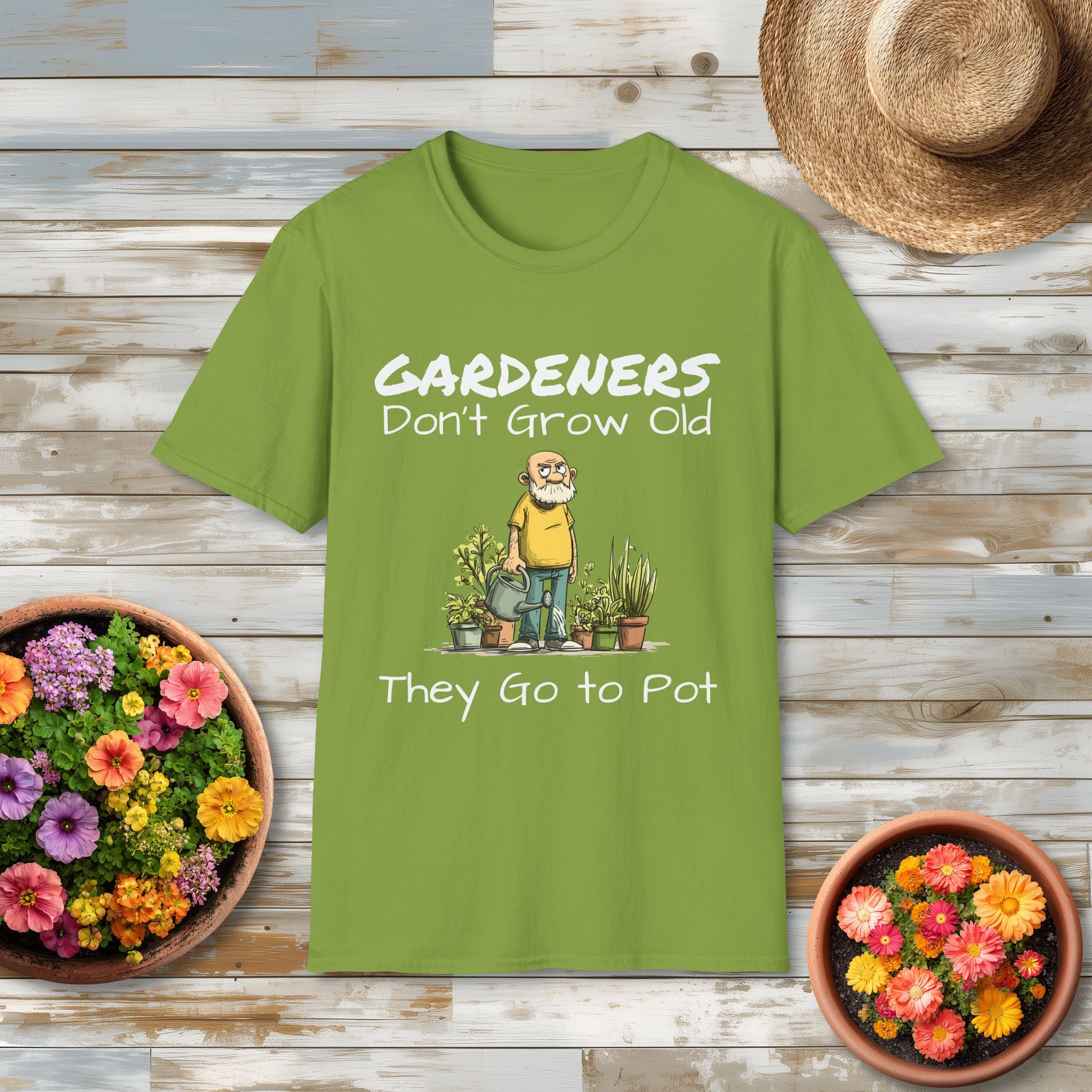 Gardeners Don’t Grow Old Funny Plant Man T-Shirt