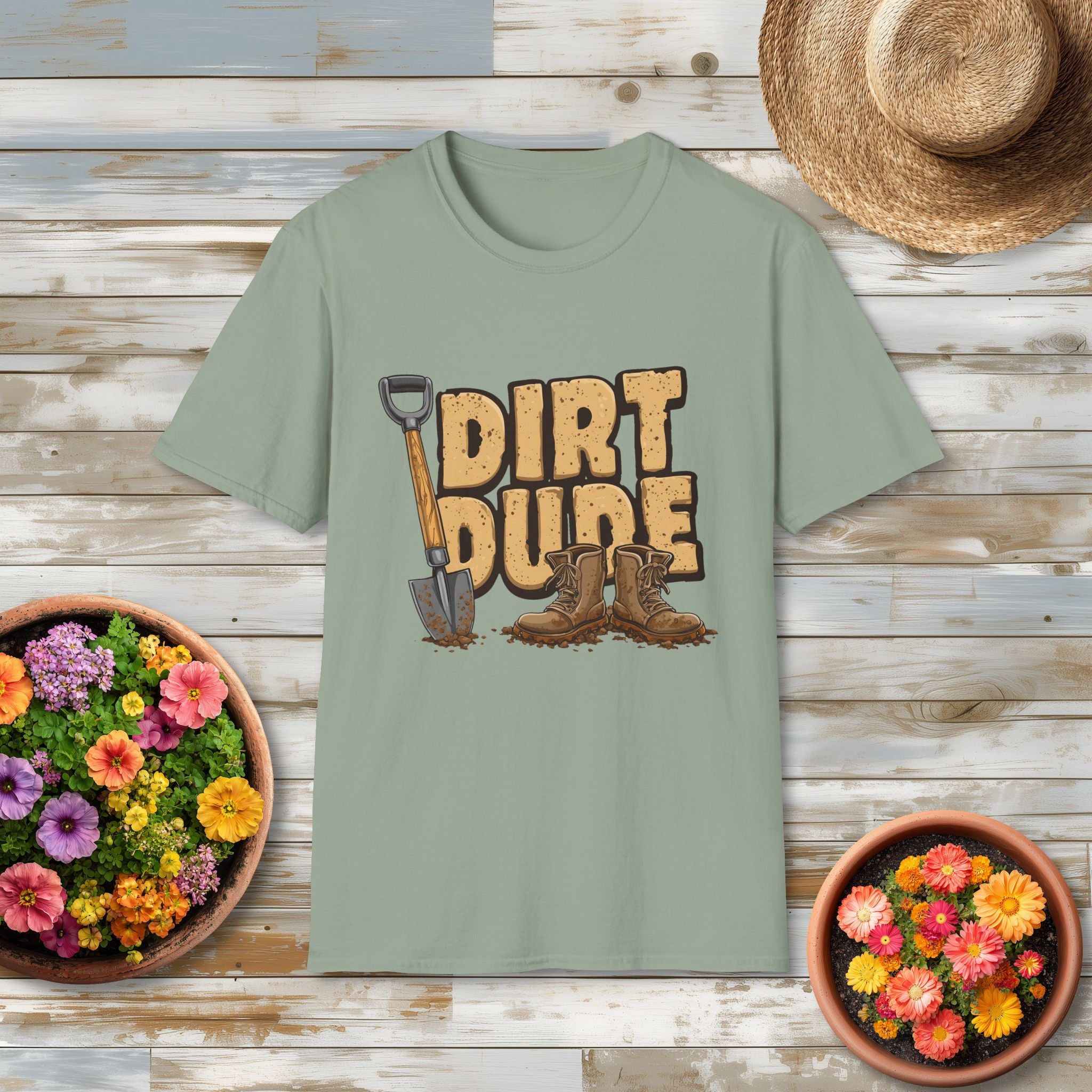 Dirt Dude T-Shirt for Gardeners