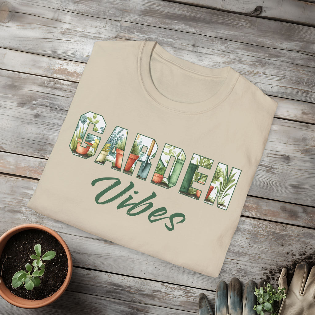 Garden Vibes T-Shirt for Plant Lovers and Gardeners