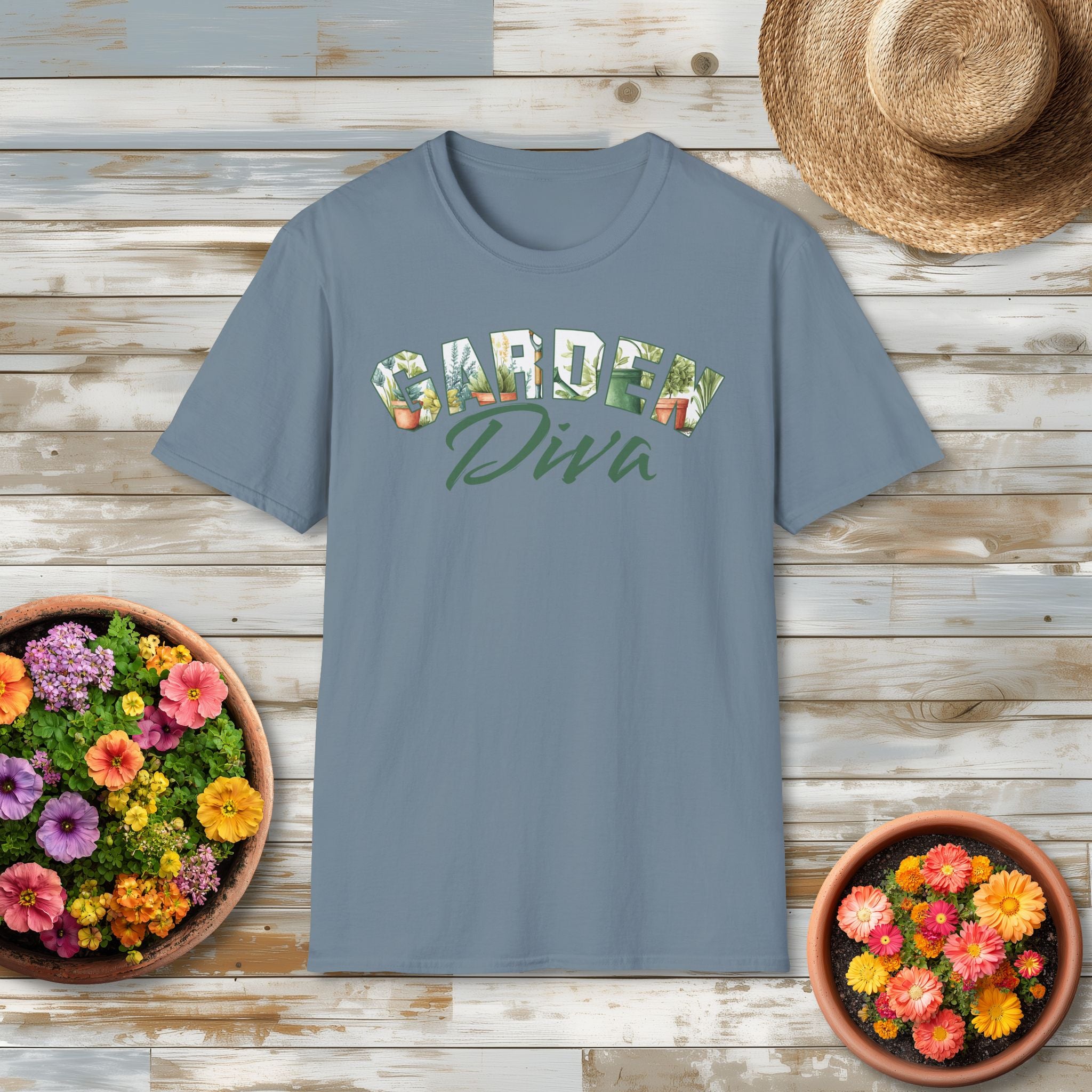 Garden Diva T-Shirt for Plant Lovers and Gardeners