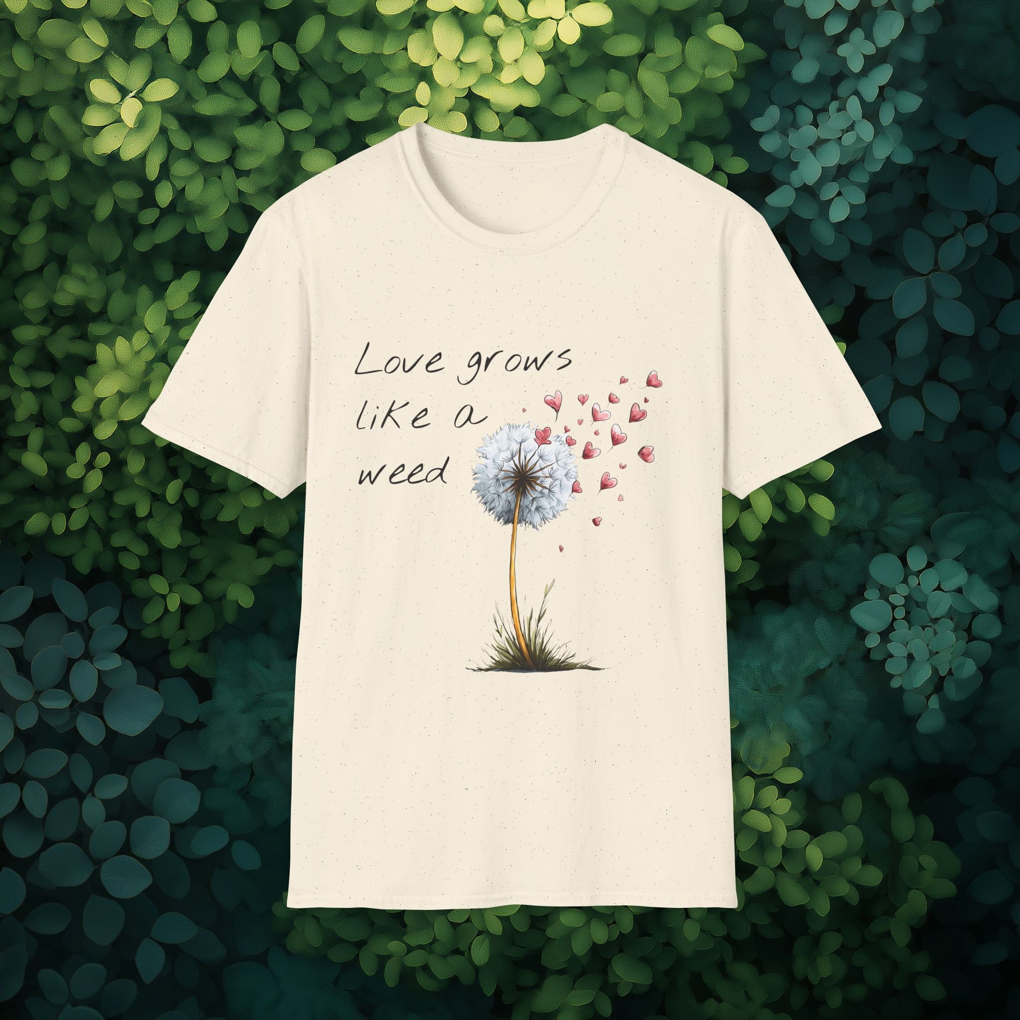 Love Grows Like a Weed Dandelion Tee