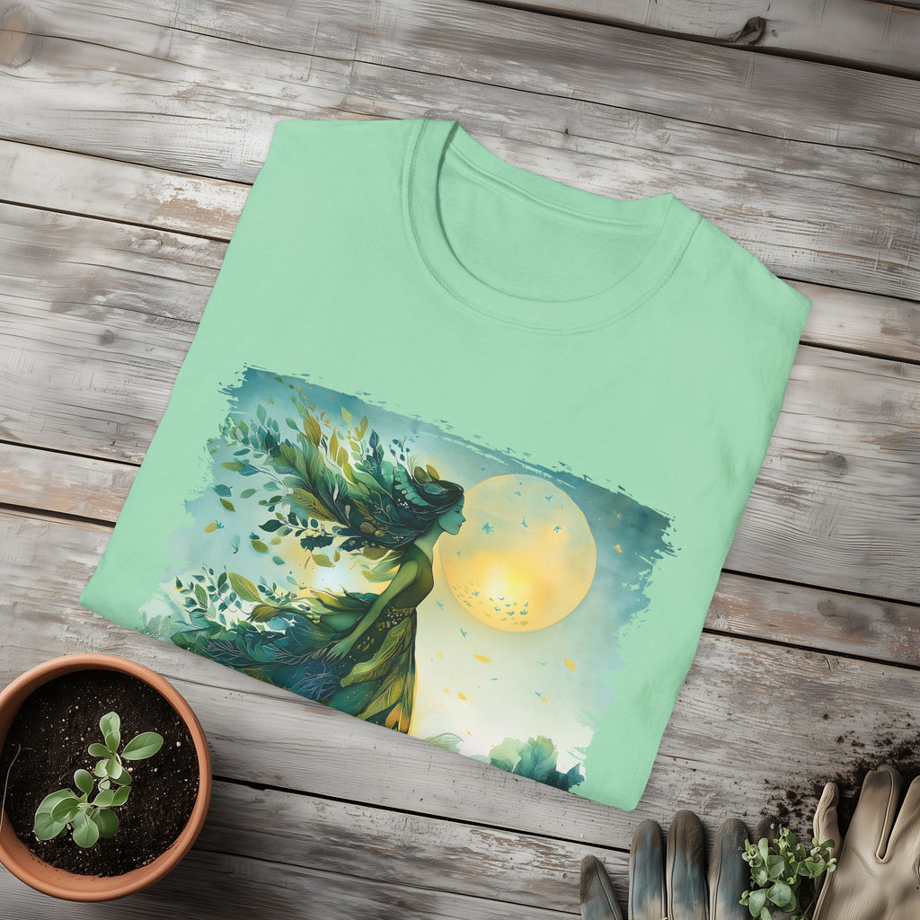 Garden Goddess T-Shirt for Gardeners, Nature Lovers, Summer Casual Wear
