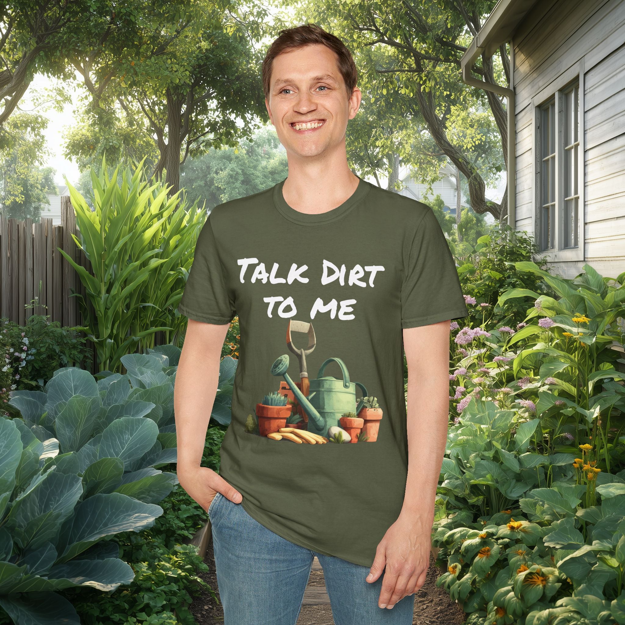 Talk Dirt to Me T-shirt for Garden Lovers