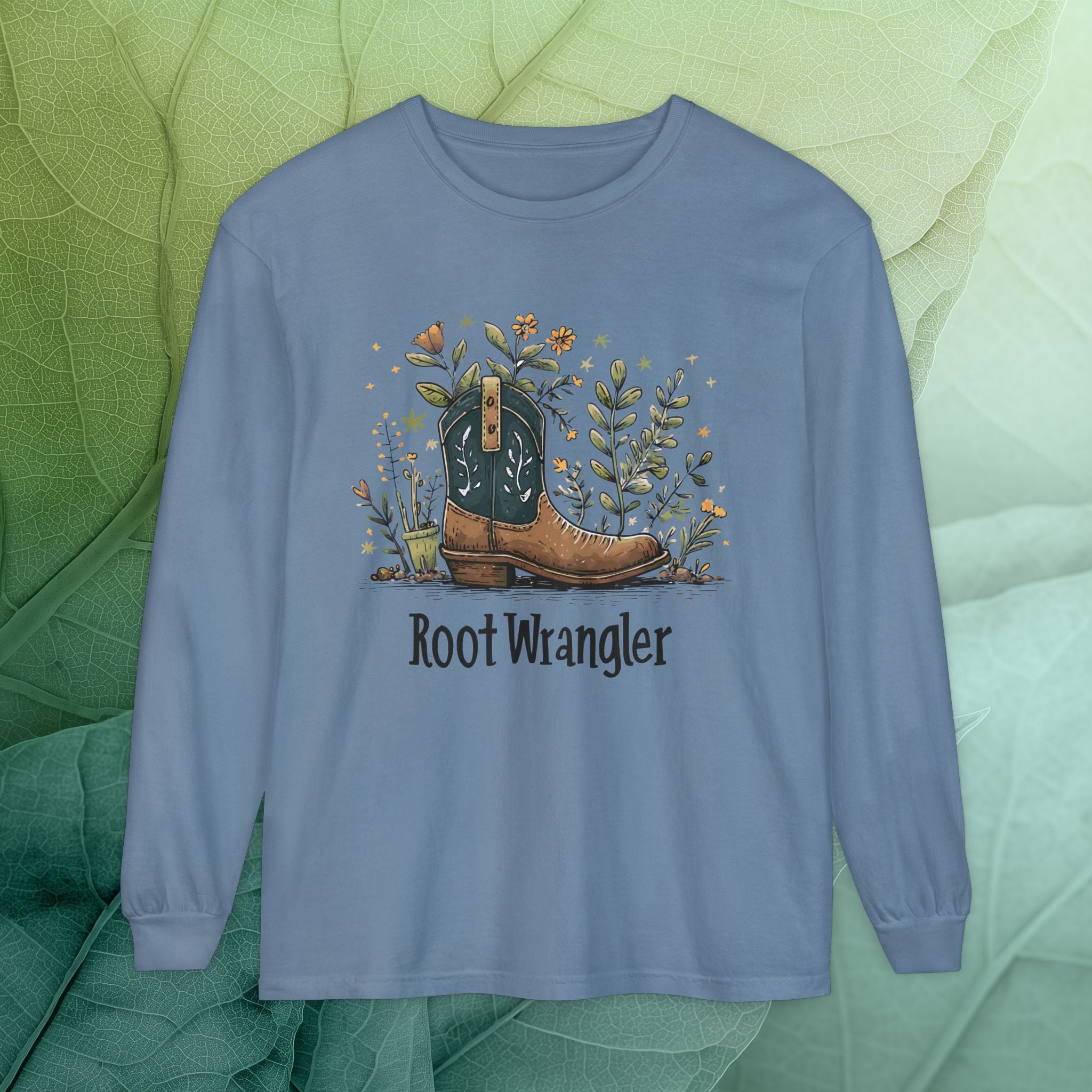 Root Wrangler Western Gardening Long Sleeve T-Shirt