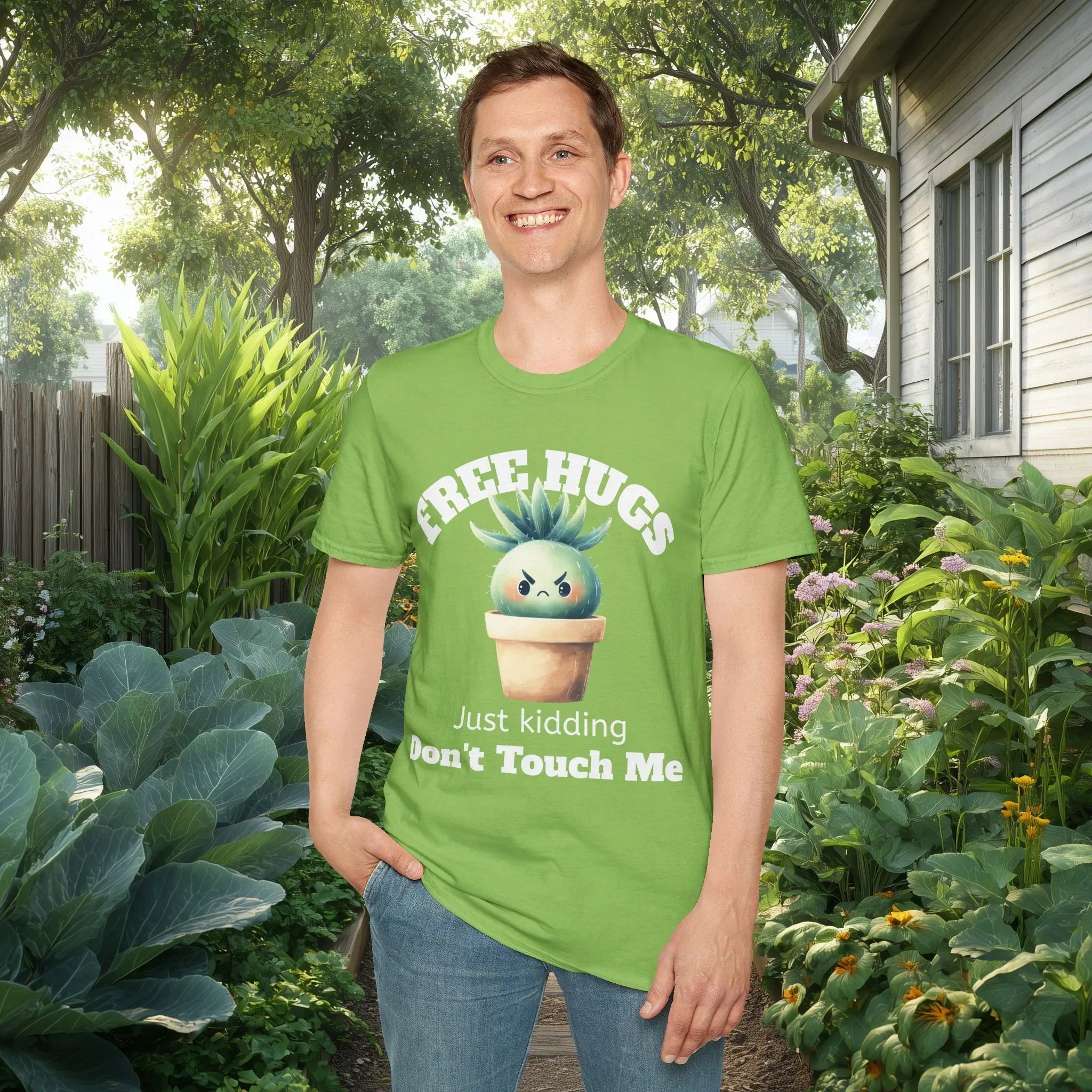 Kawaii Succulent Cactus Funny Plant Shirt