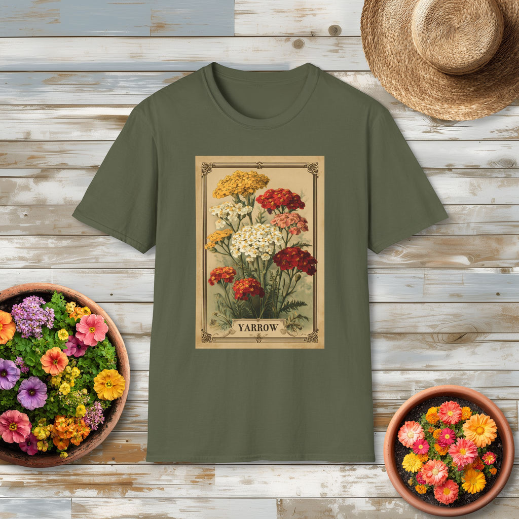 Yarrow Vintage Seed Packet Shirt