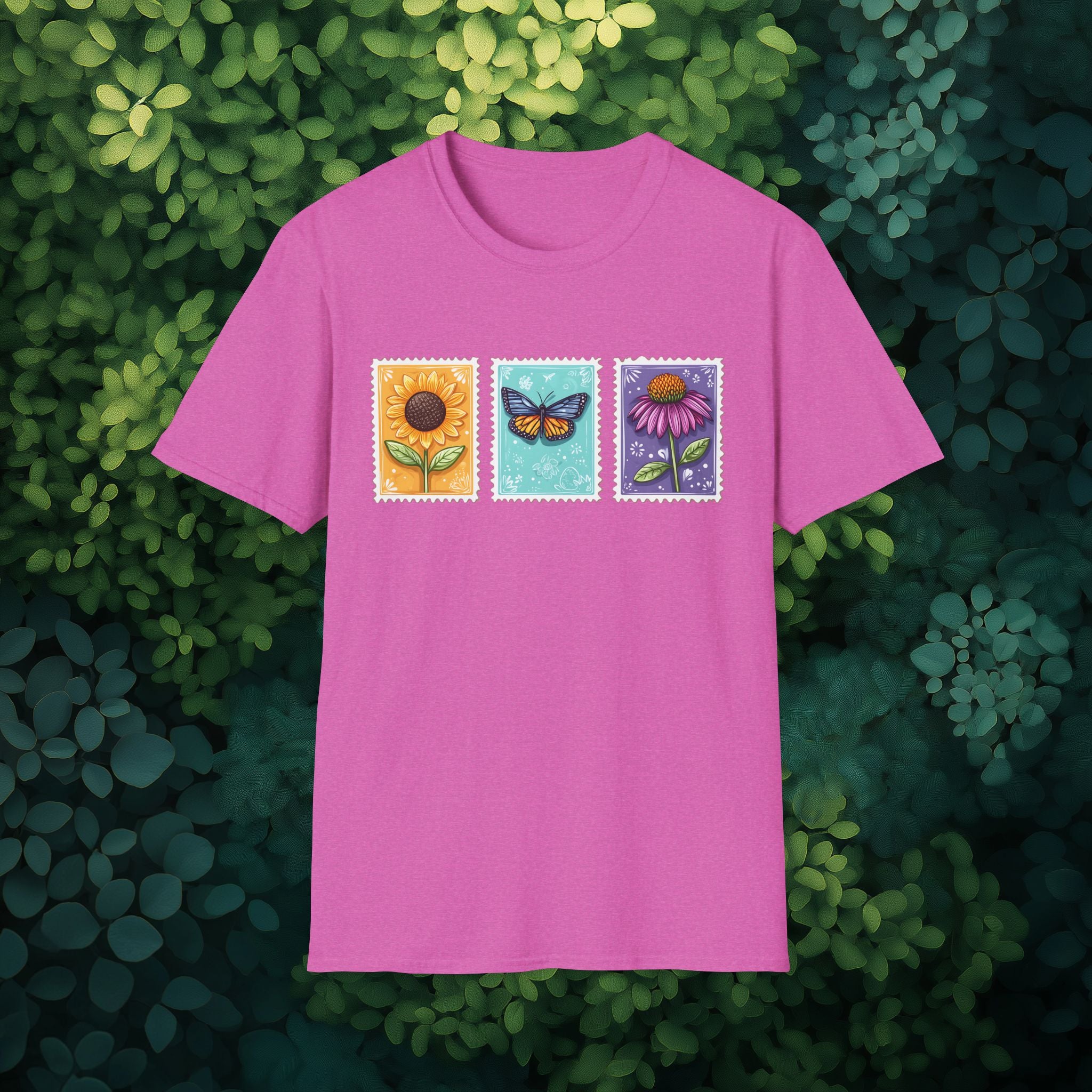 Trio of Floral Postage Stamps T-Shirt