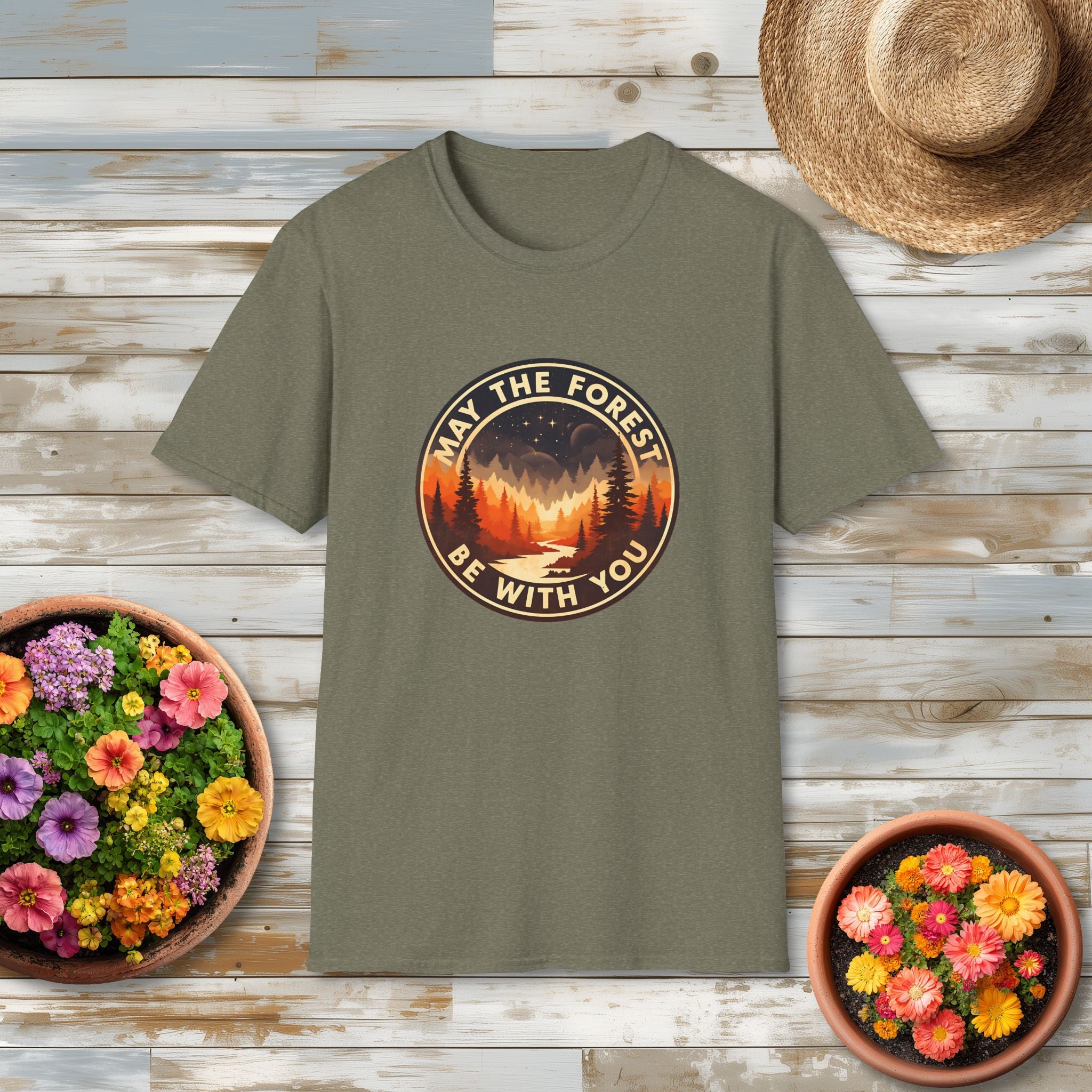 May the Forest Be With You Retro Sci-Fi Forest Shirt