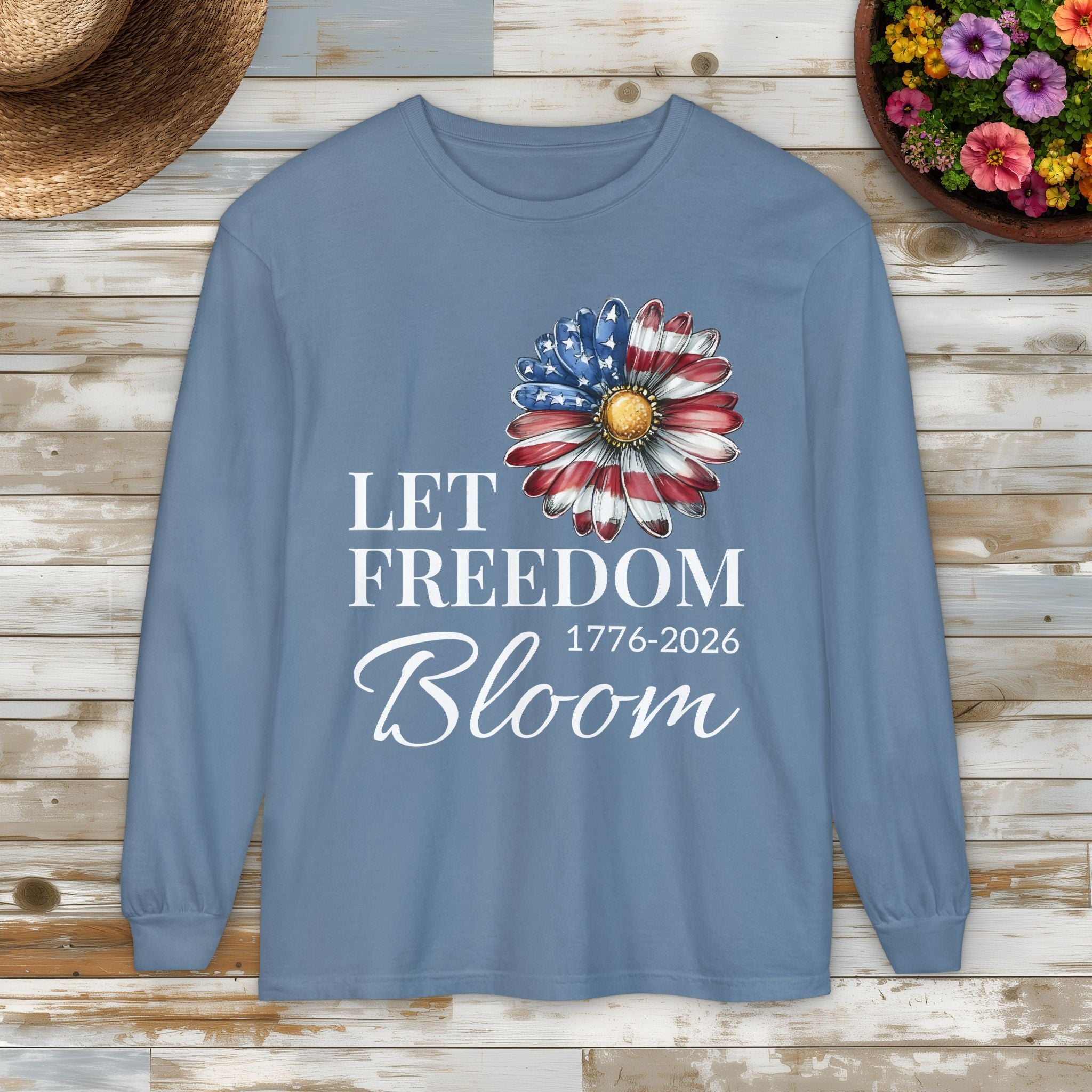 Let Freedom Bloom Long Sleeve Tee
