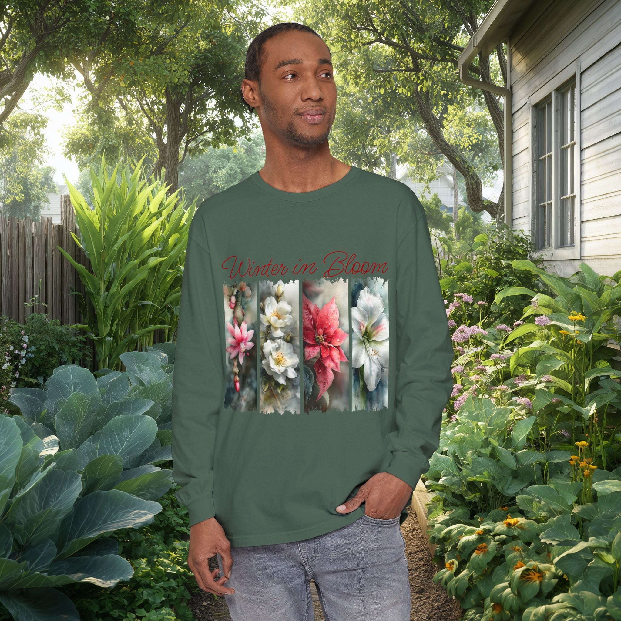 Winter in Bloom Long Sleeve Tee