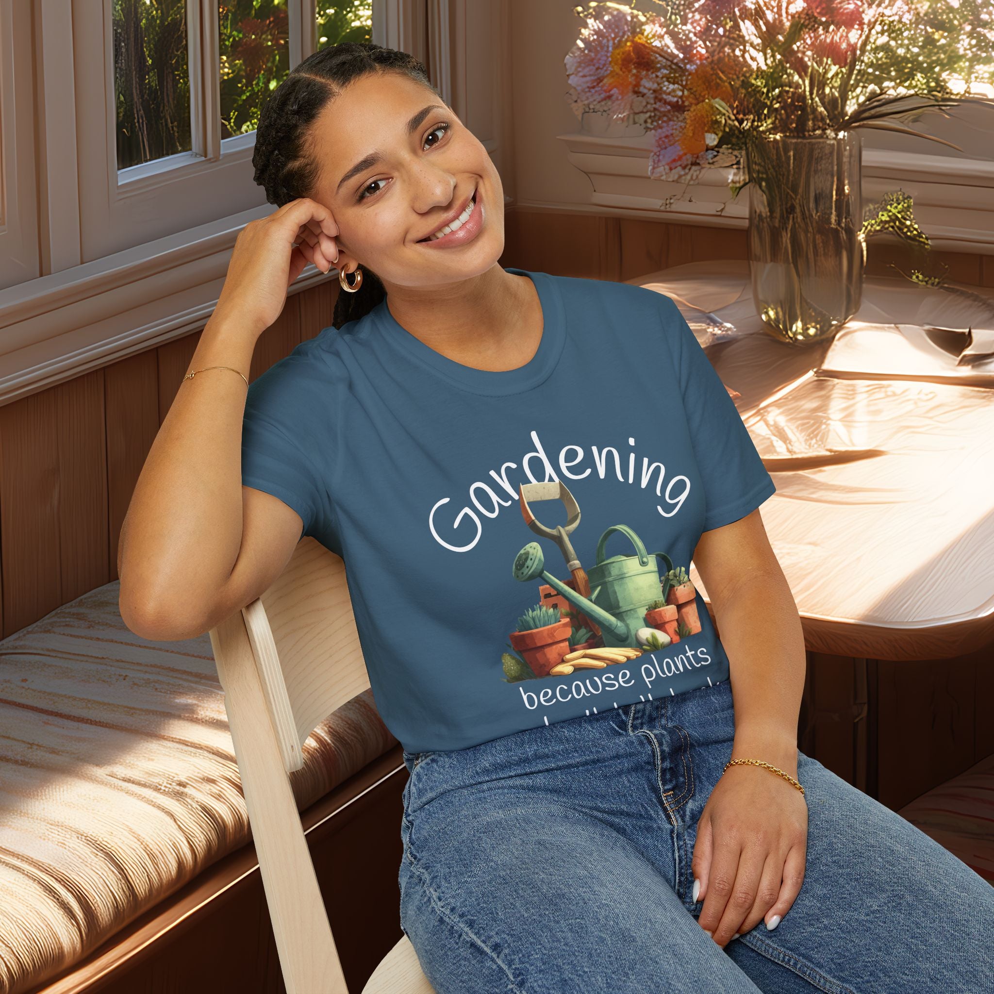 Gardening Because Plants Don't Talk Back T-Shirt