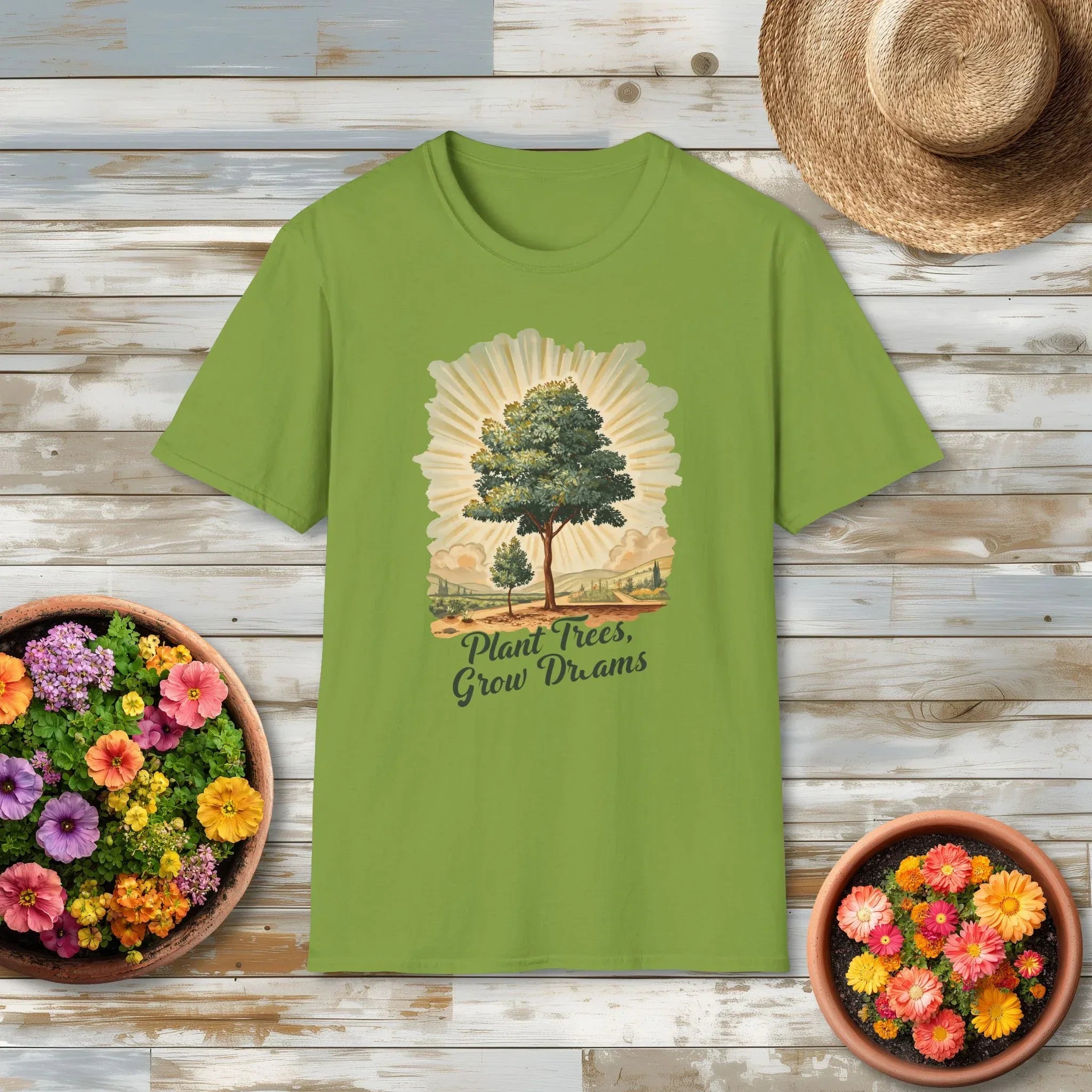 Plant Trees Grow Dreams Vintage Style T-Shirt