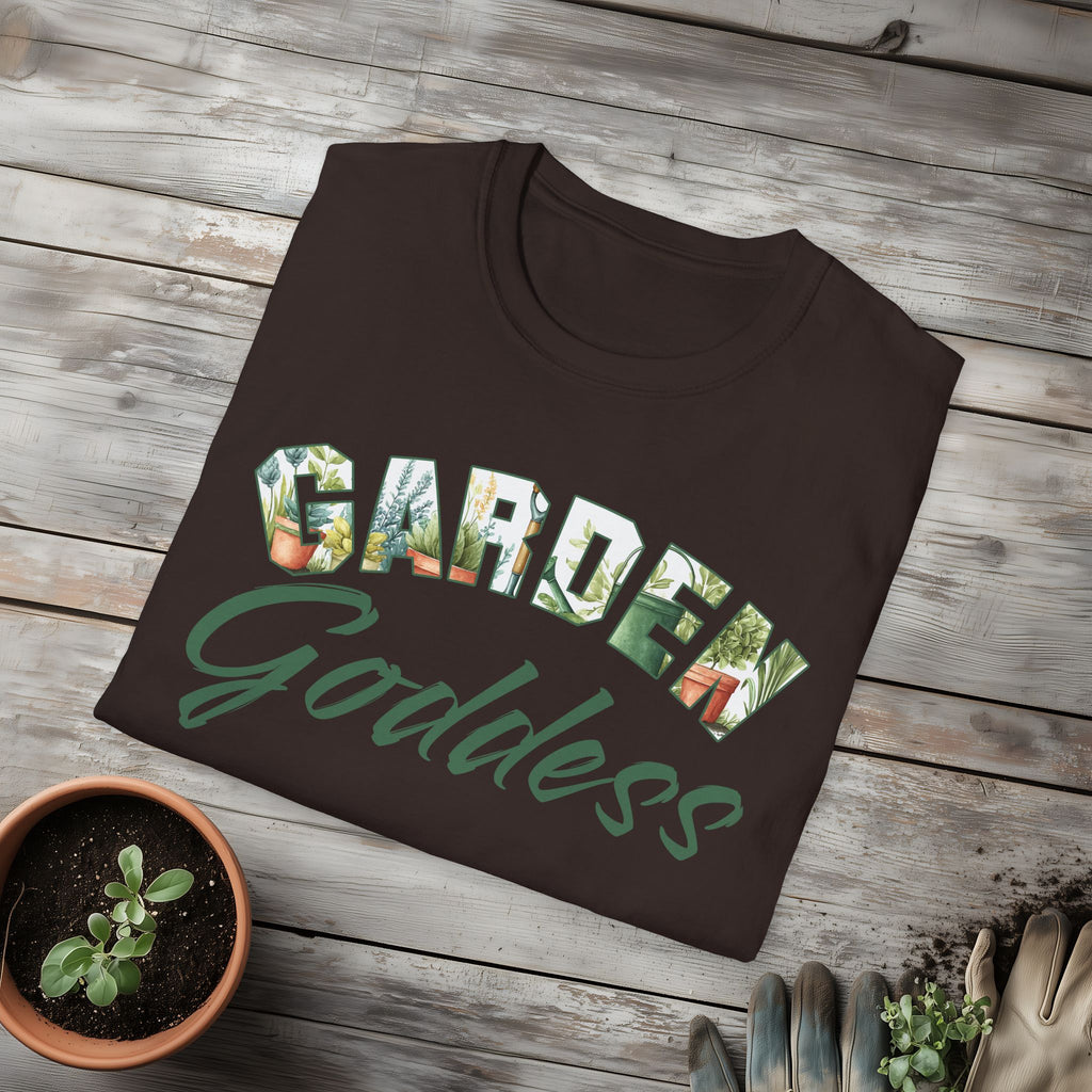 Garden Goddess T-Shirt for Plant Lovers and Gardeners