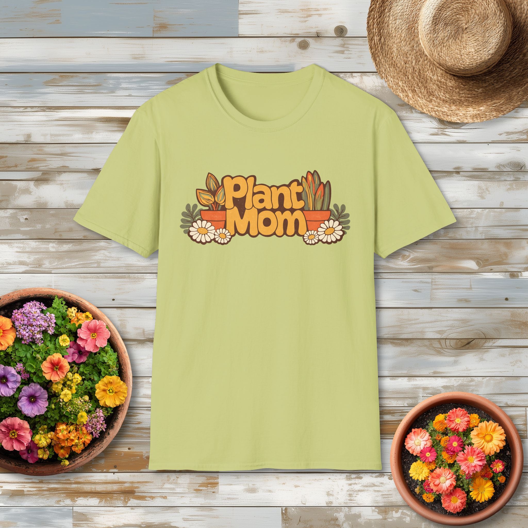 Hippie Plant Mom T-Shirt for Plant Lovers