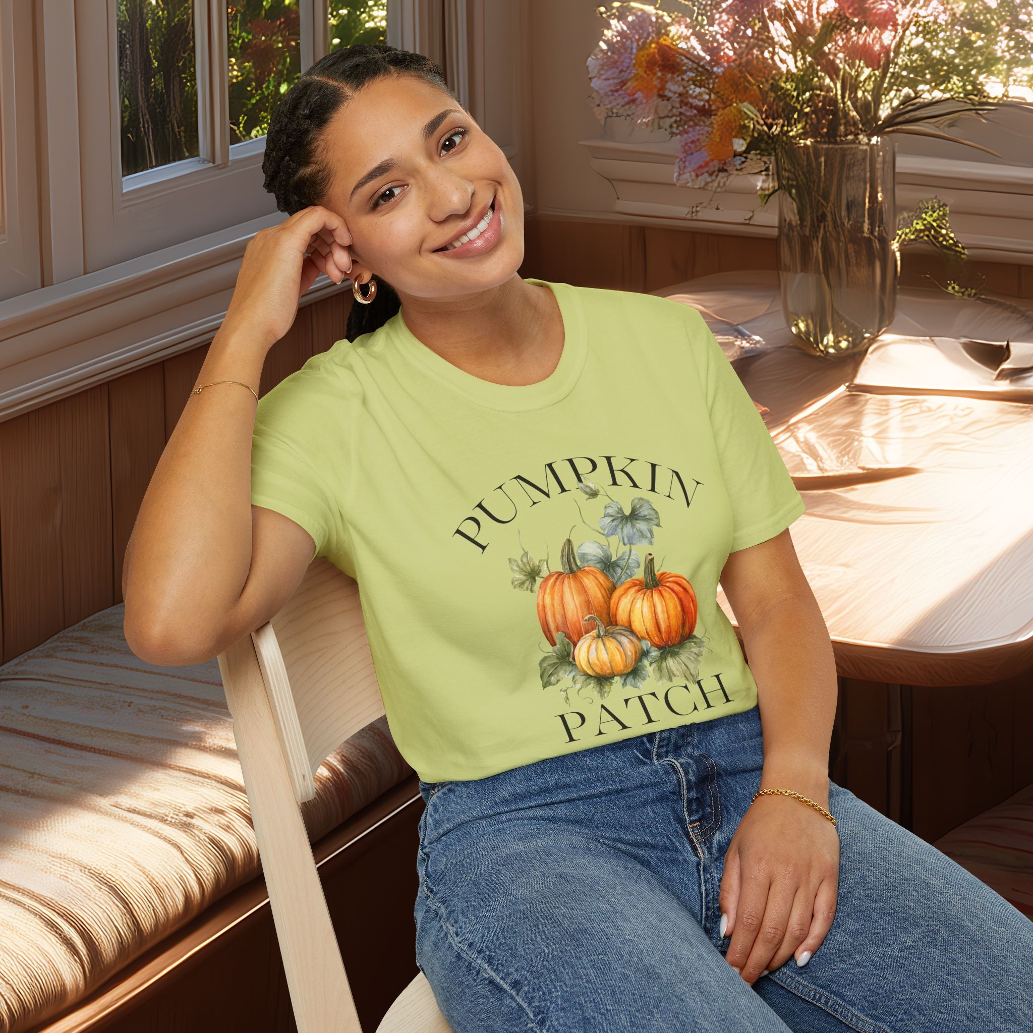 Rustic Pumpkin Patch Tee with Vintage Farm Style