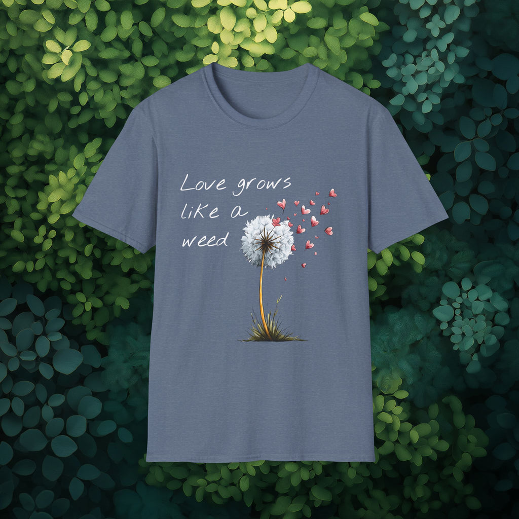 Love Grows Like a Weed Dandelion Tee