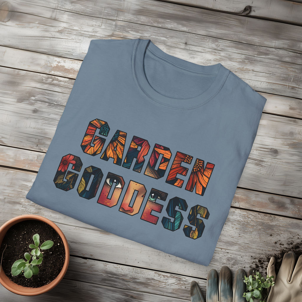 Boho Garden Goddess T-Shirt for  Nature Lovers