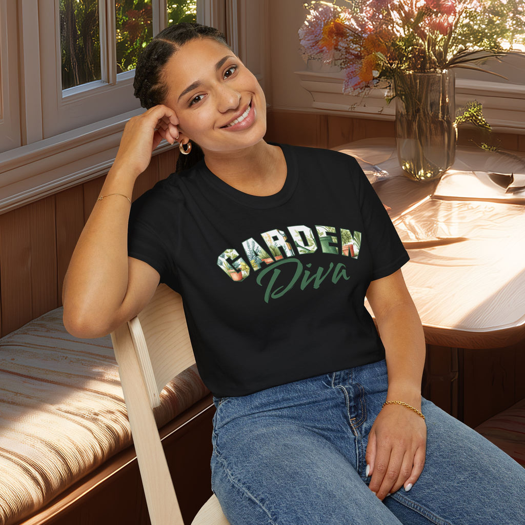 Garden Diva T-Shirt for Plant Lovers and Gardeners