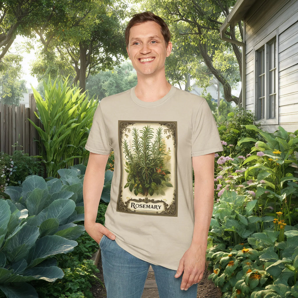Rosemary Vintage Herb Seed Packet T-Shirt