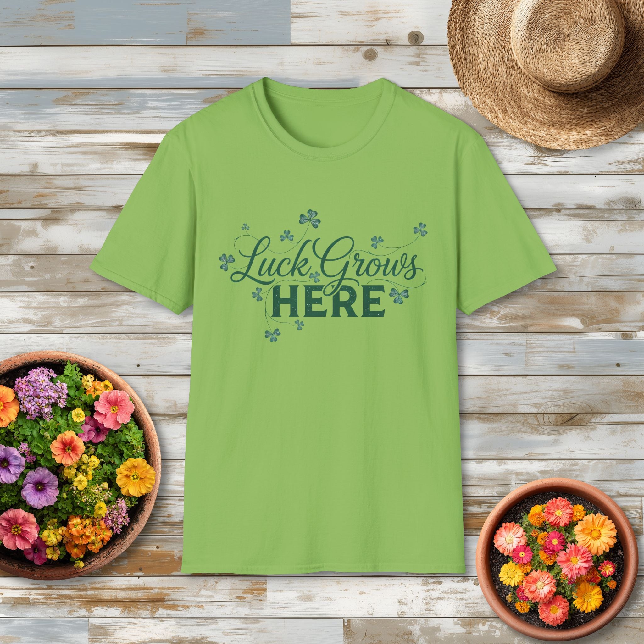 Luck Grows Here Shamrock T-Shirt