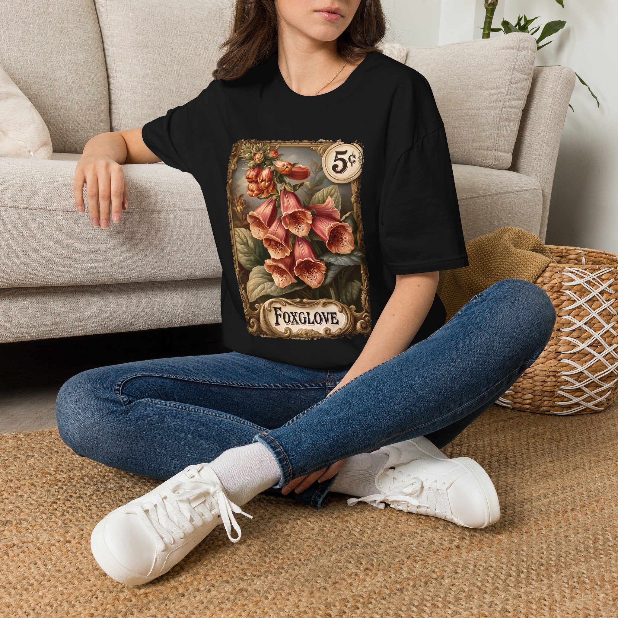 Foxglove Vintage Seed Packet T-Shirt