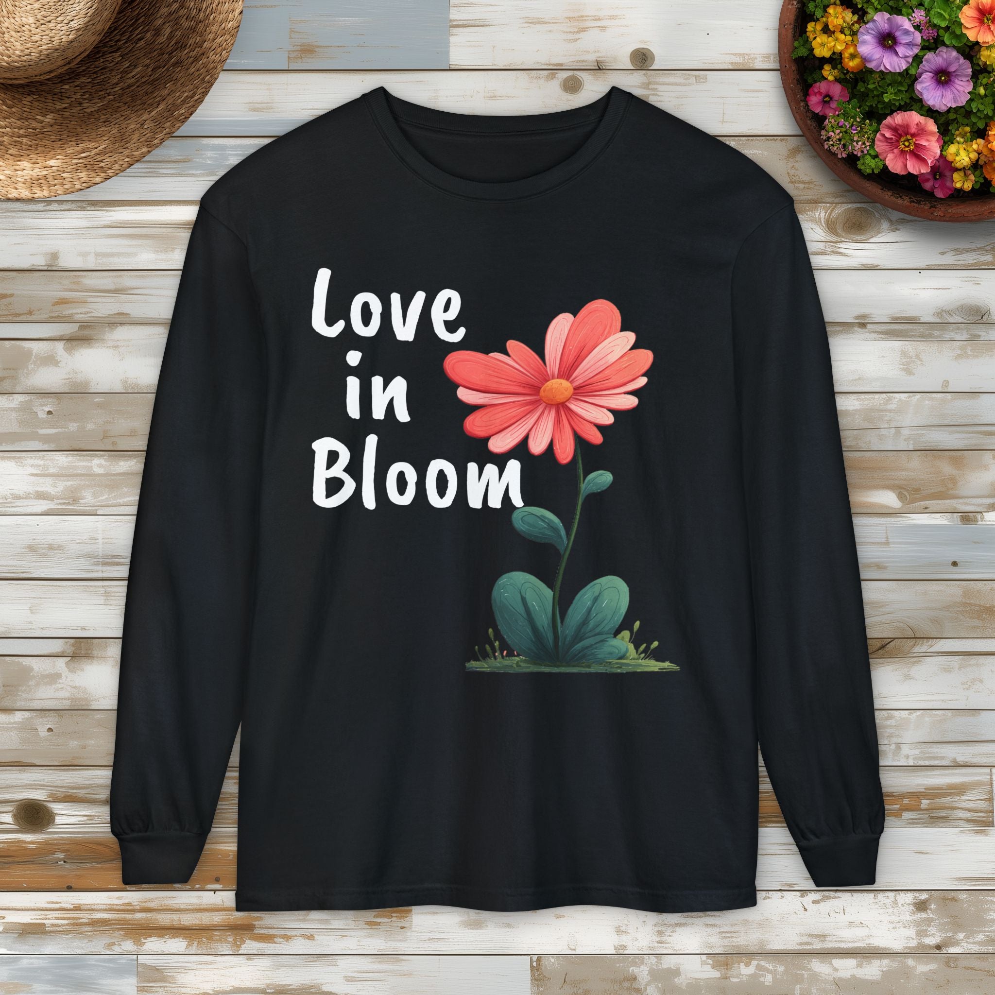 Love in Bloom Romantic Long Sleeve Tee