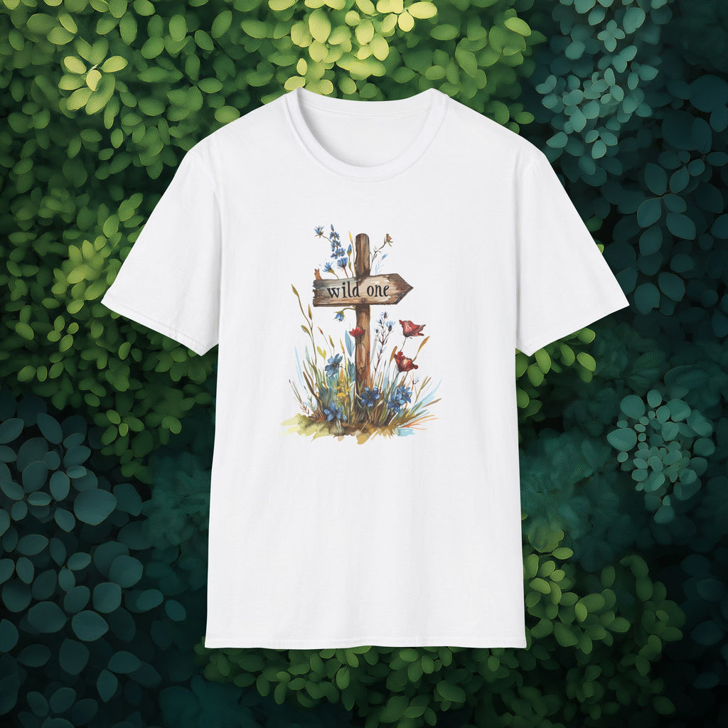 Wild One Wildflower Watercolor T-Shirt