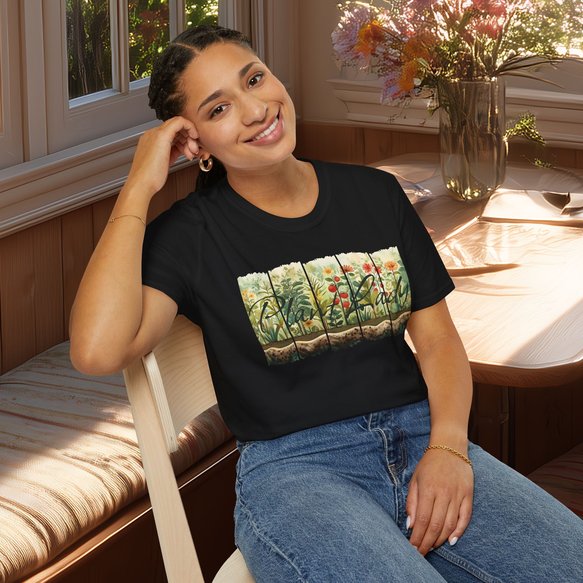 Plant Lady Backyard Gardener T-Shirt for