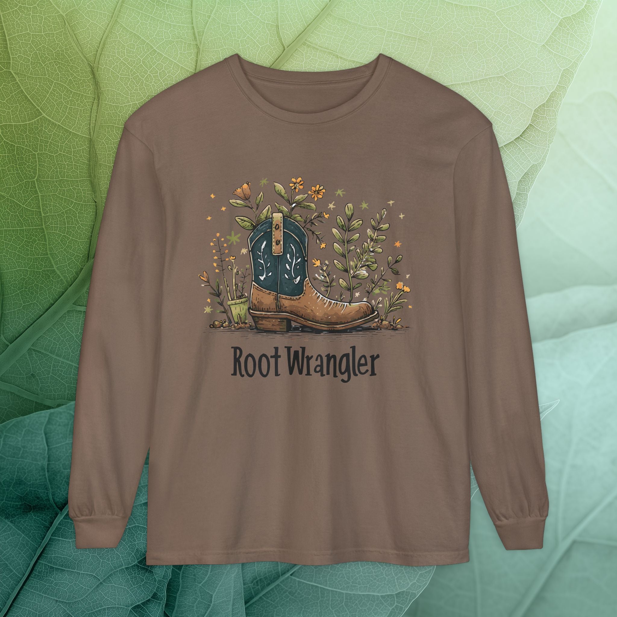 Root Wrangler Western Gardening Long Sleeve T-Shirt
