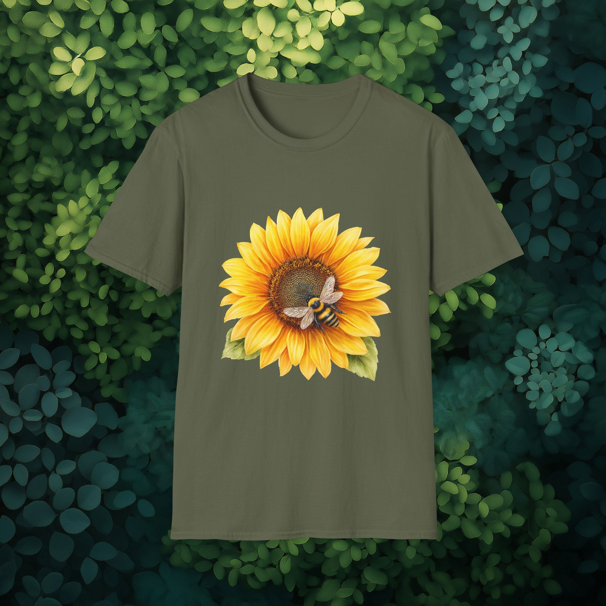 Sunflower and Honeybee T-Shirt
