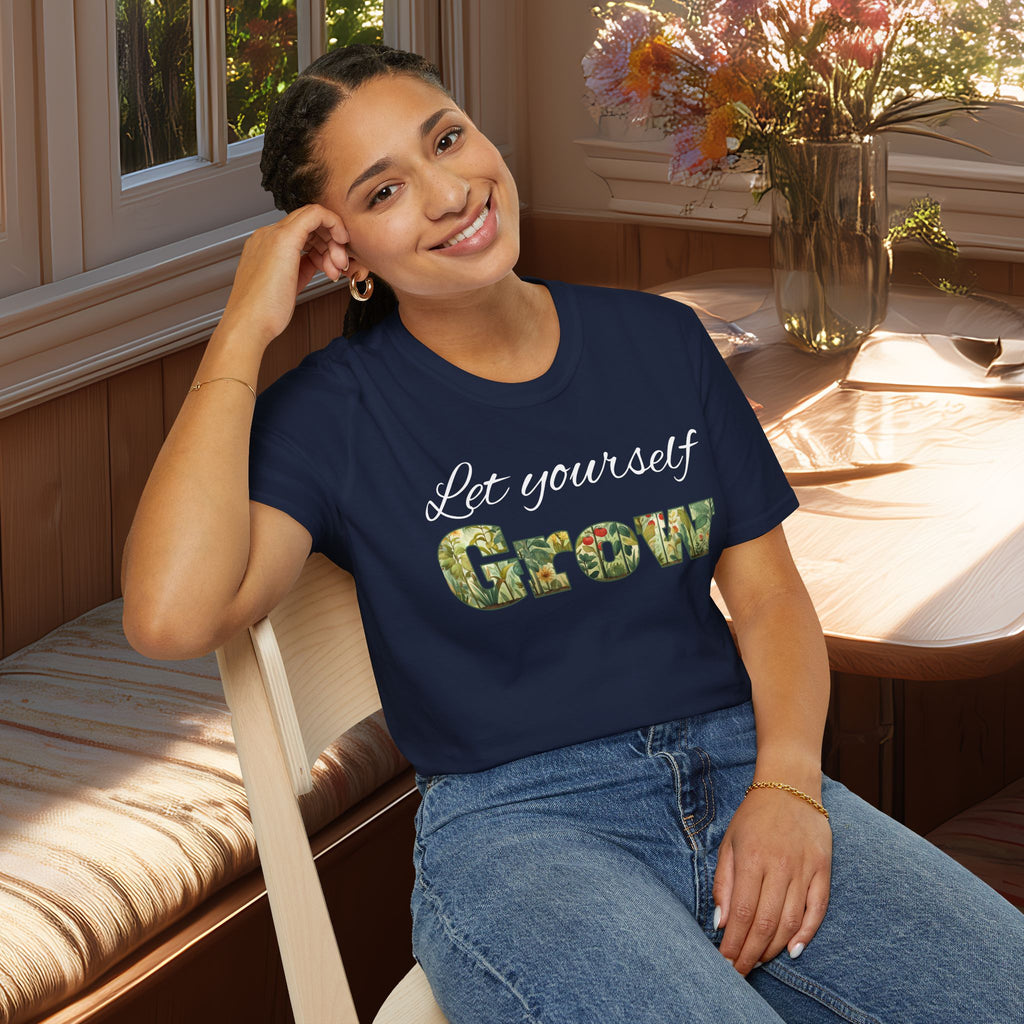 Let Yourself Grow Inspirational T-Shirt for Gardeners