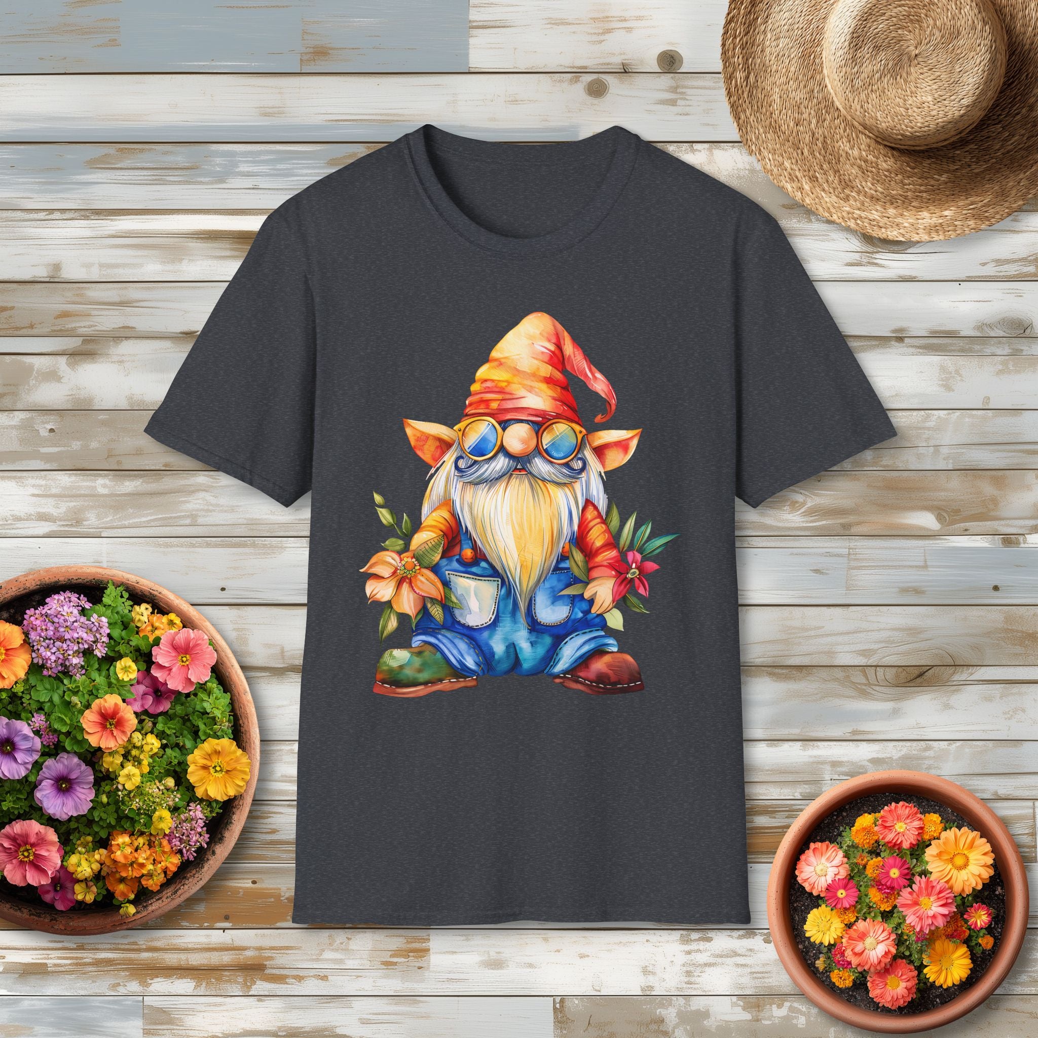 Summer Vibes Farmer Gnome T-Shirt