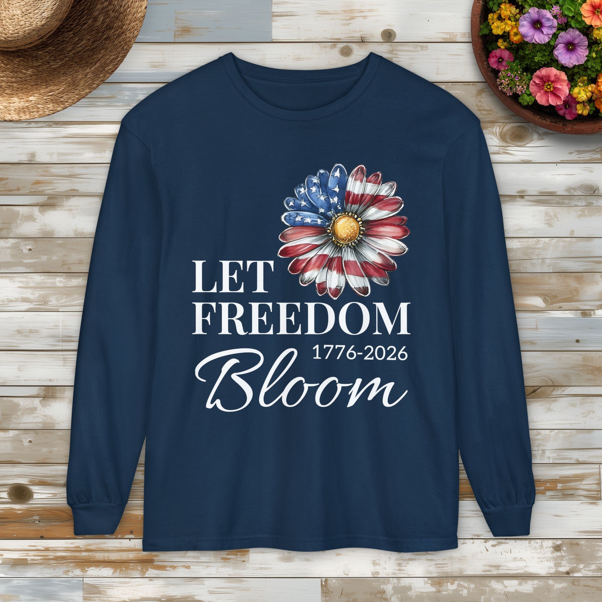 Let Freedom Bloom Long Sleeve Tee