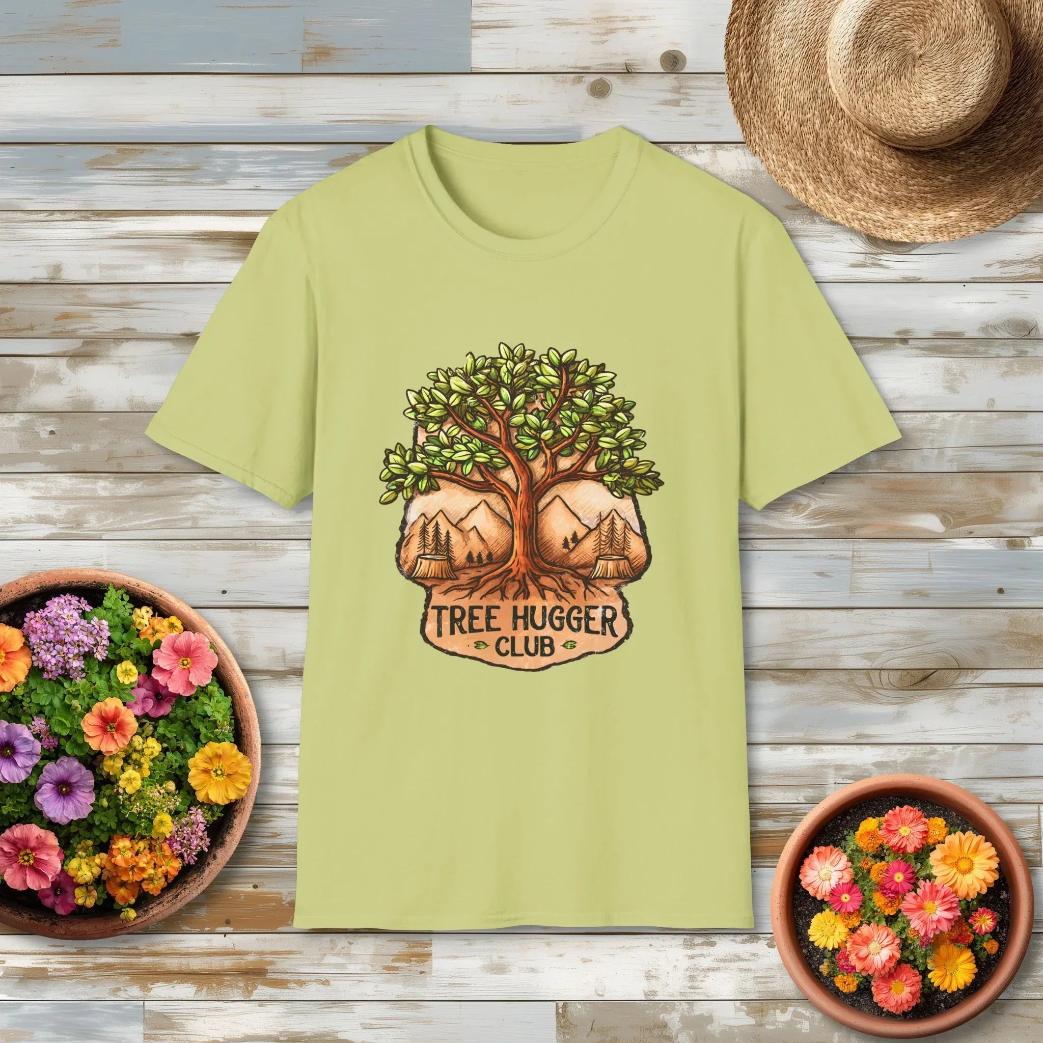 National Park Style Tree Hugger Club Shirt