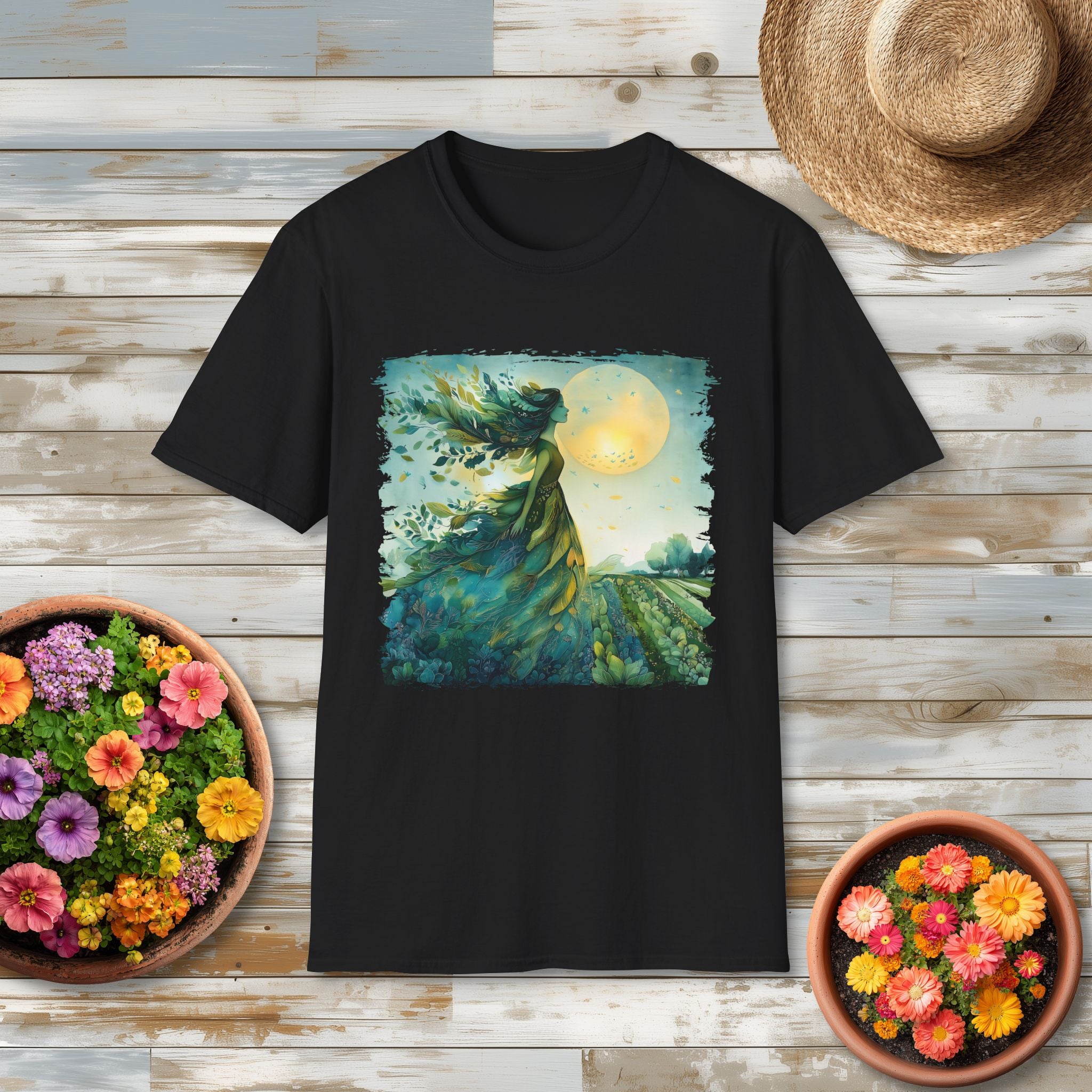 Garden Goddess T-Shirt for Gardeners, Nature Lovers, Summer Casual Wear