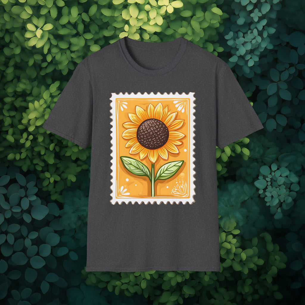Sunflower Postage Stamp T-Shirt