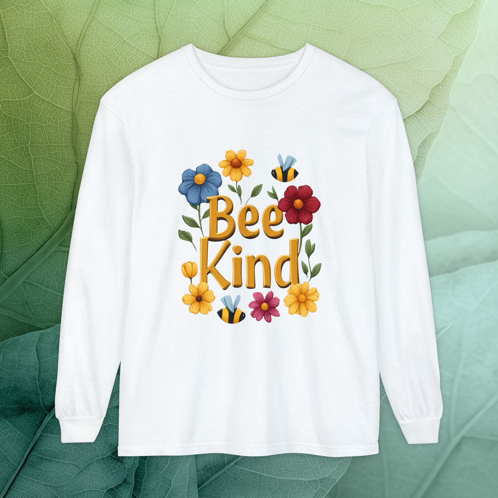 Bee Kind Bloom and Bee Long Sleeve Tee