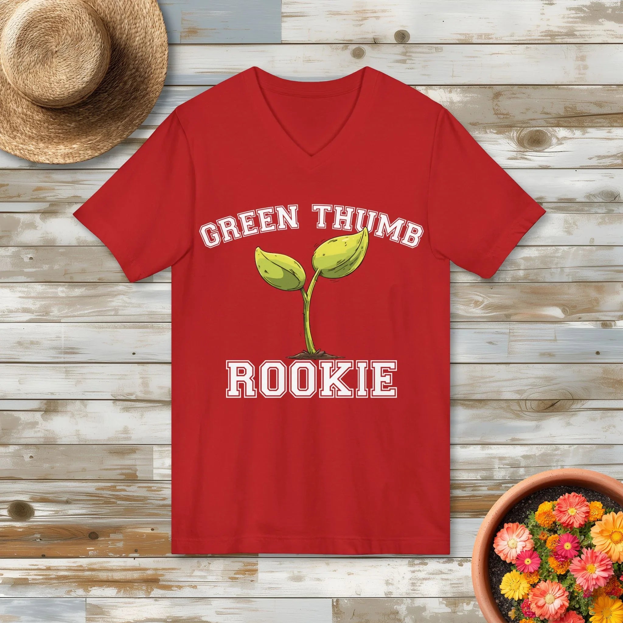 Green Thumb Rookie V-Neck Shirt