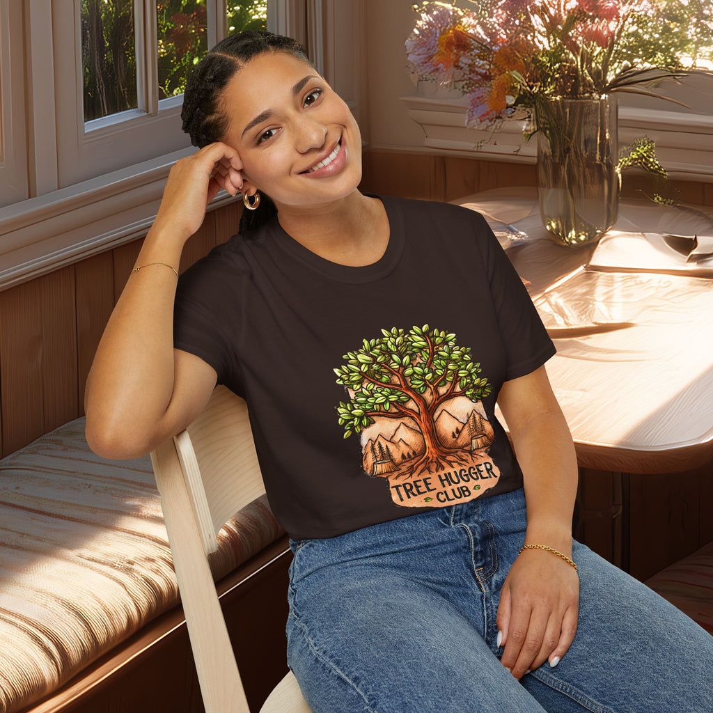 National Park Style Tree Hugger Club Shirt