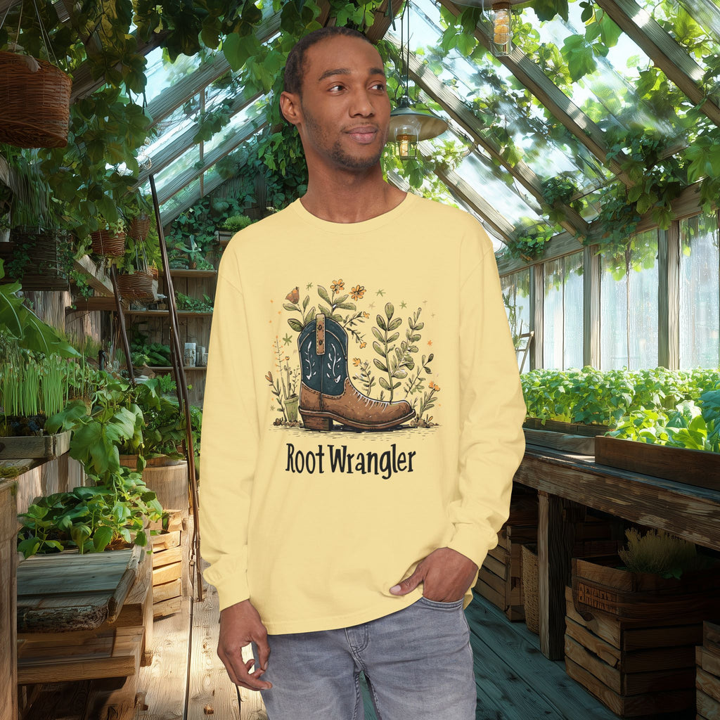 Root Wrangler Western Gardening Long Sleeve T-Shirt
