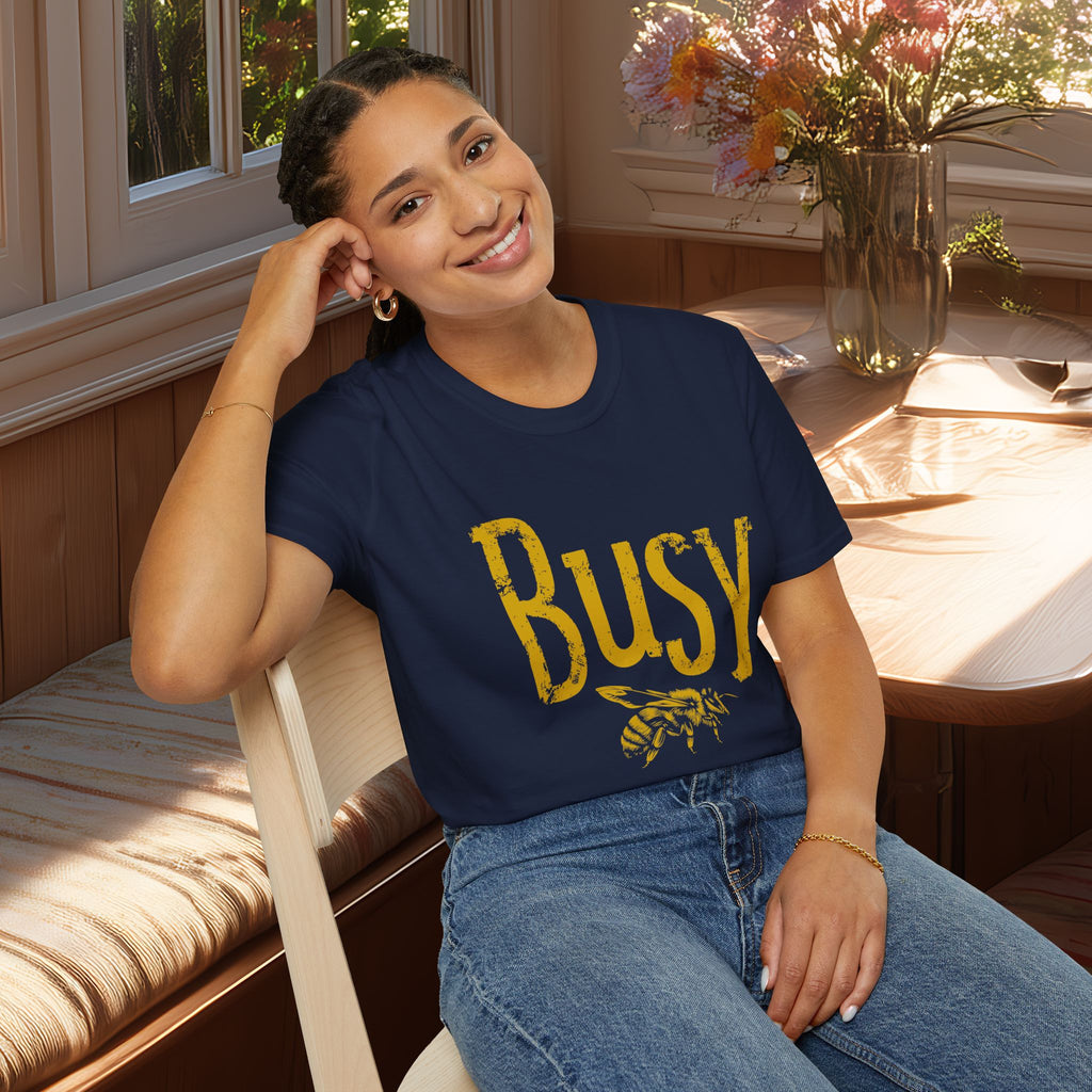 Retro Busy Bee T-Shirt for Nature Lovers