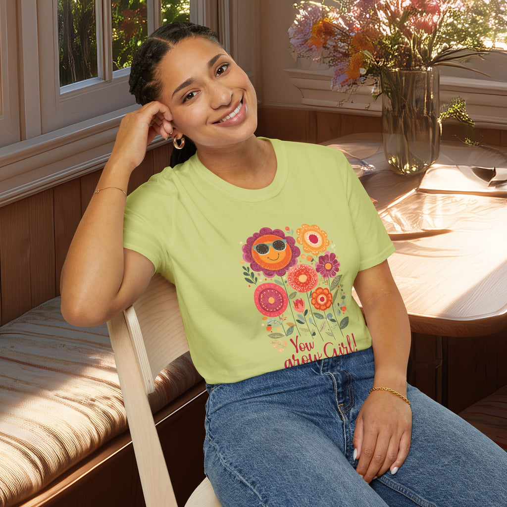 You Grow Girl! T-Shirt for Backyard Gardeners