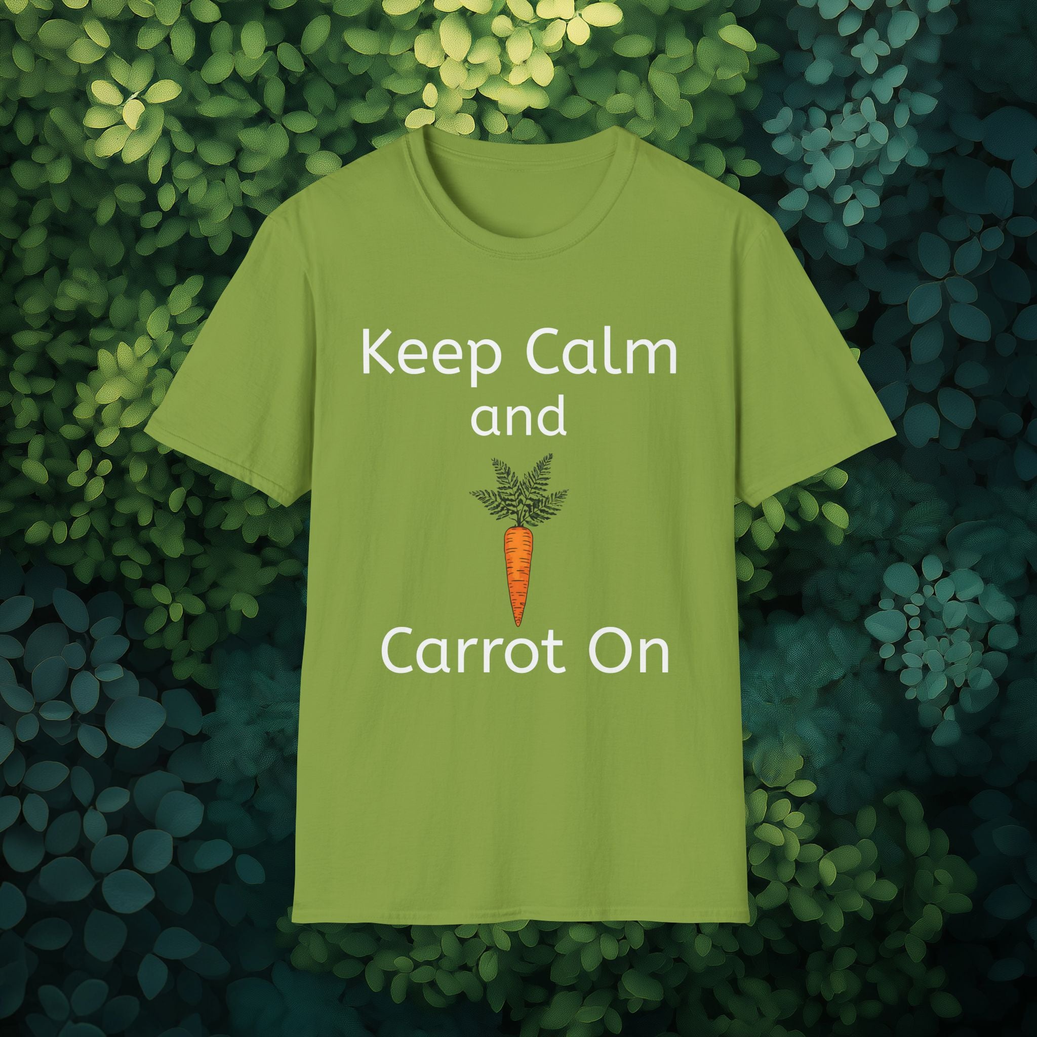 Keep Calm and Carrot On T-Shirt for Garden Lovers