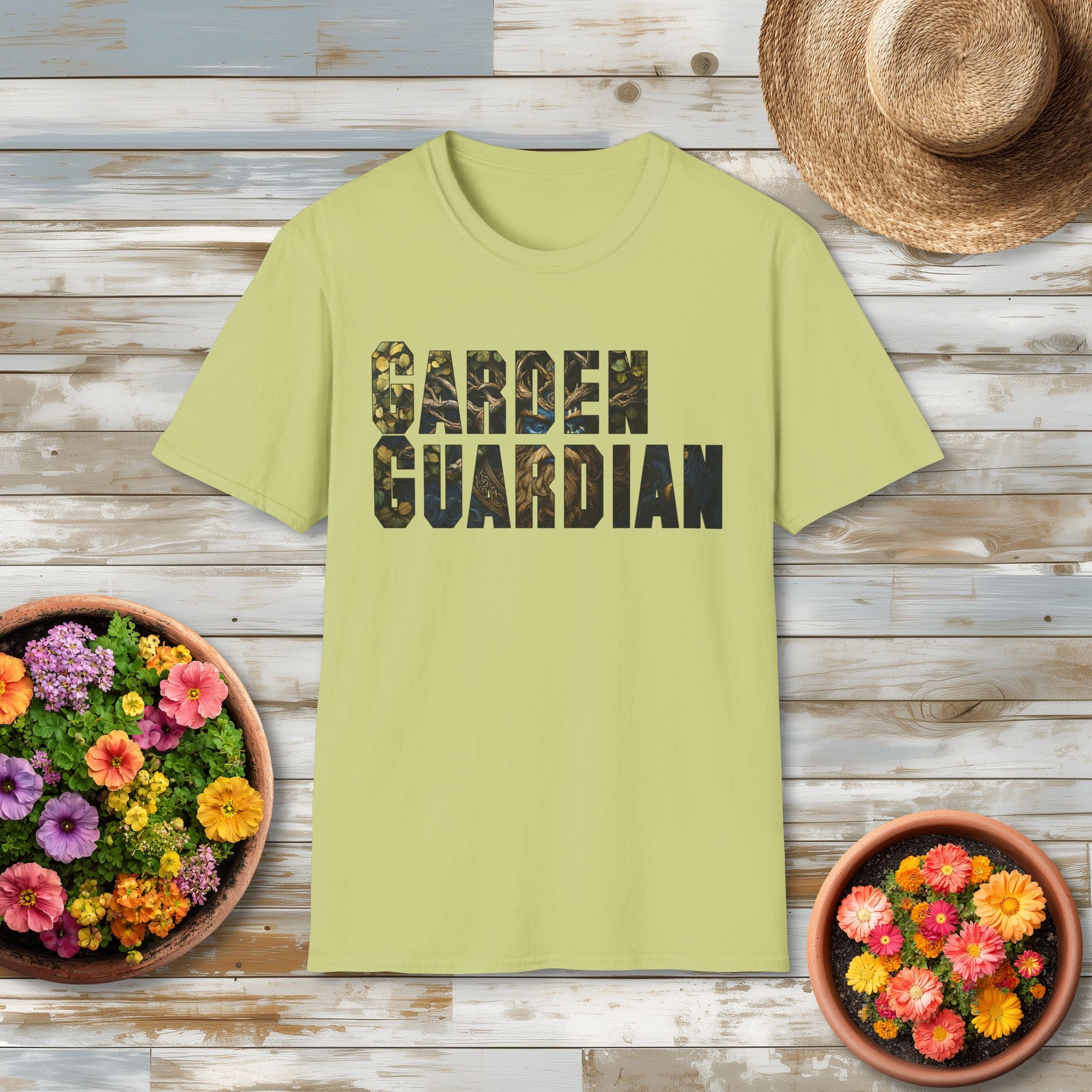 Fantasy Garden Guardian T-Shirt for Gardeners