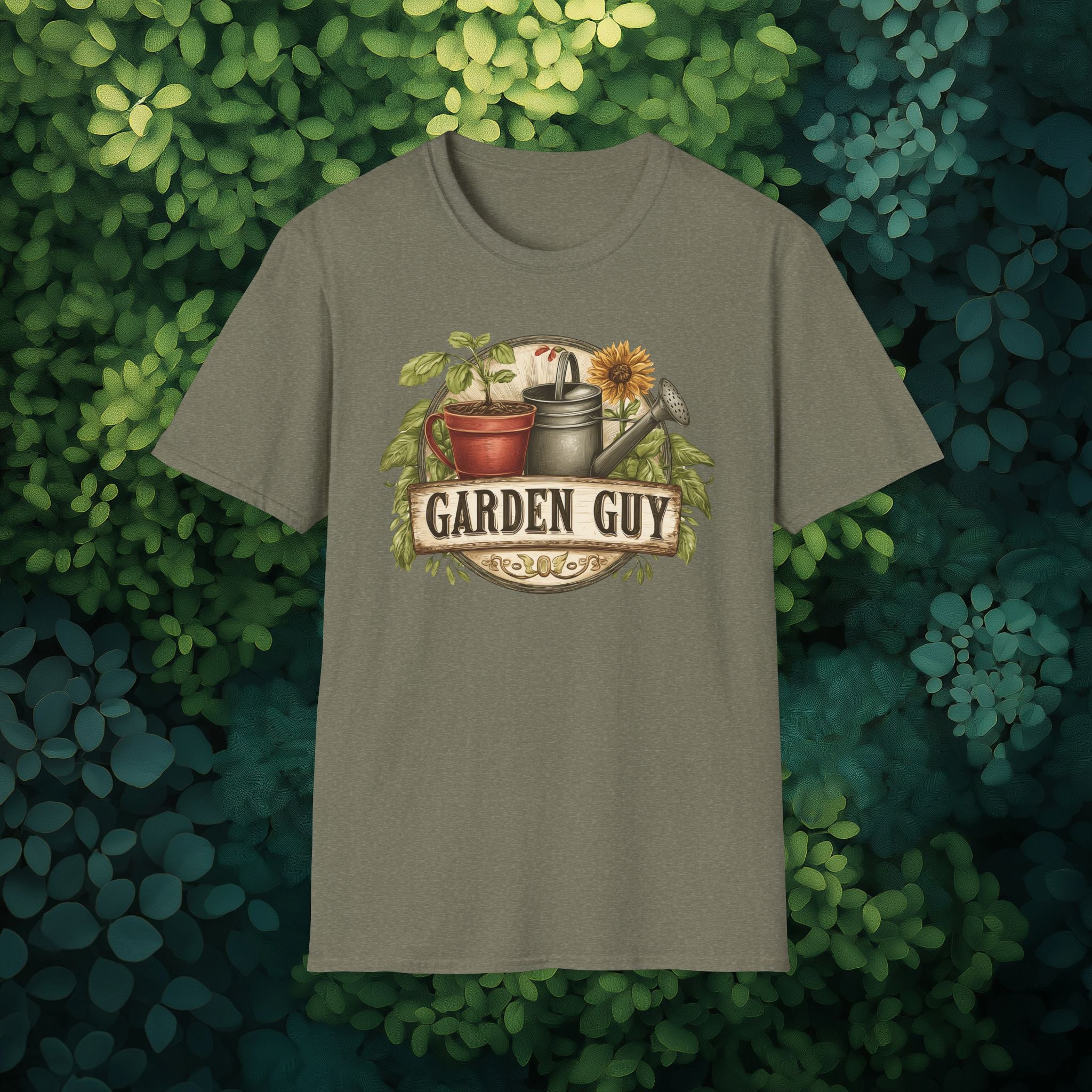 Vintage Garden Guy T-Shirt for  Backyard Gardeners