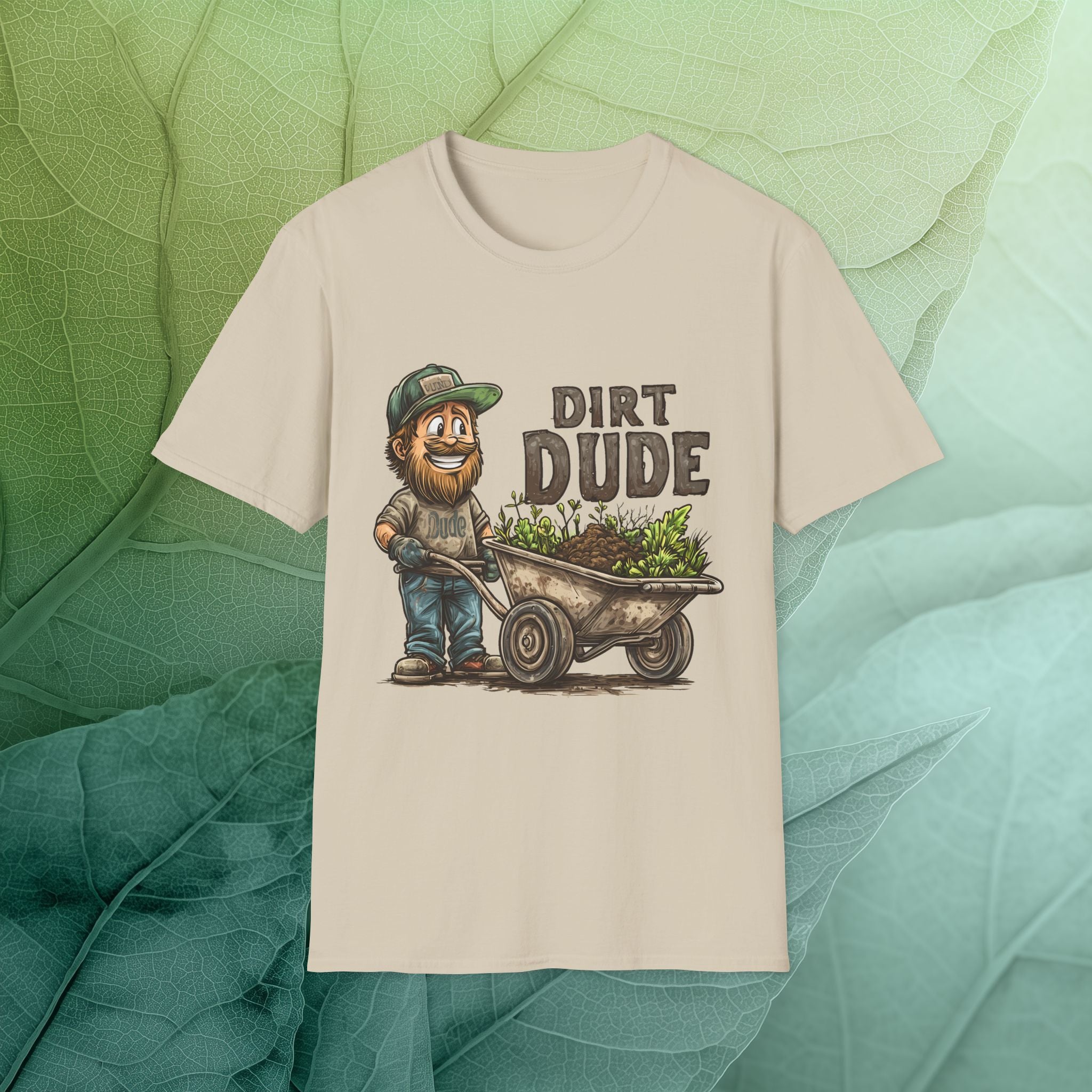 Dirt Dude with Wheelbarrow T-Shirt