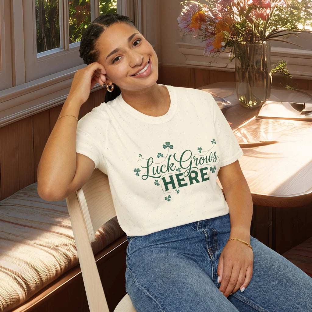 Luck Grows Here Shamrock T-Shirt
