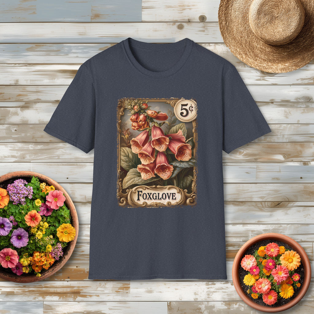 Foxglove Vintage Seed Packet T-Shirt