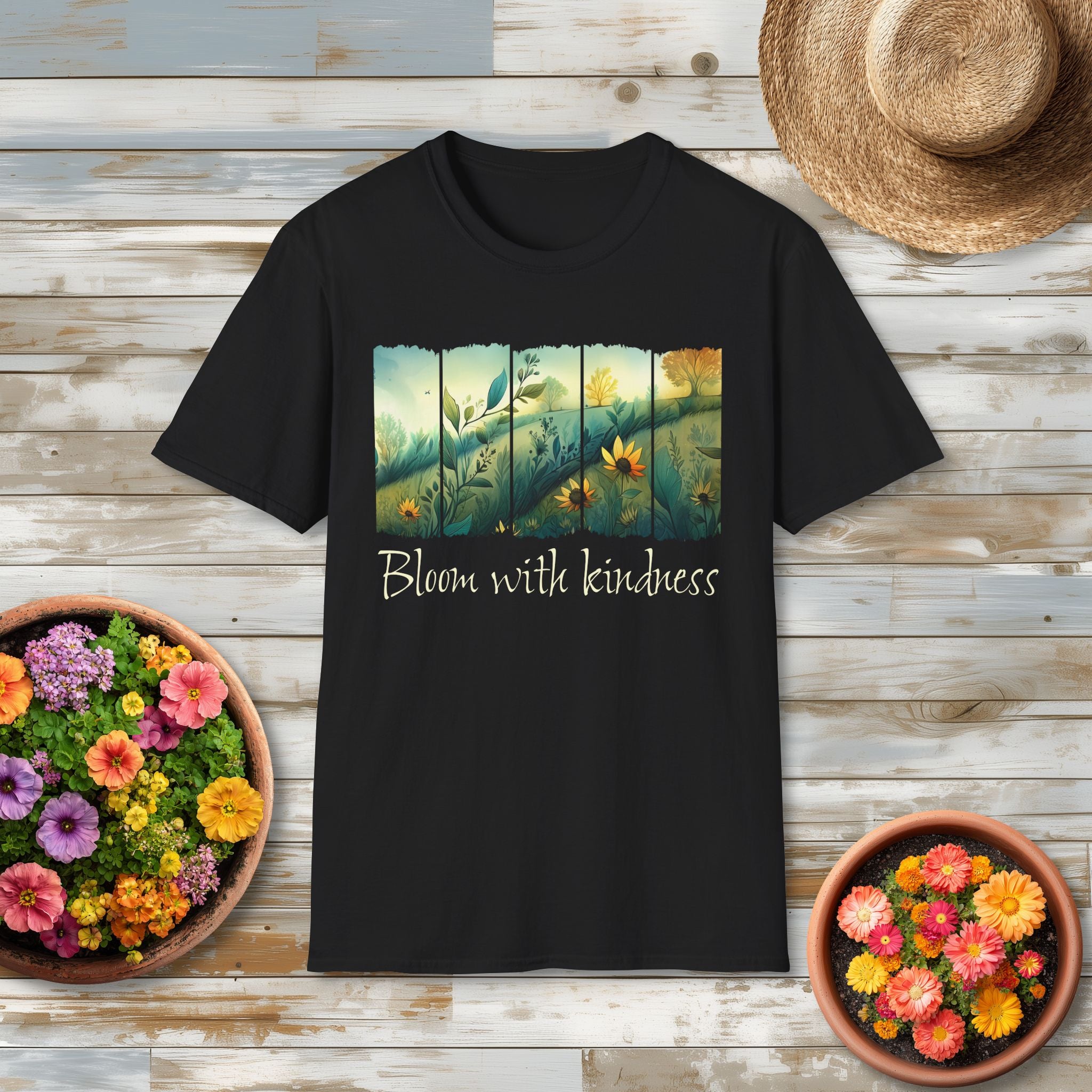 Bloom with Kindness T-Shirt for Gardeners