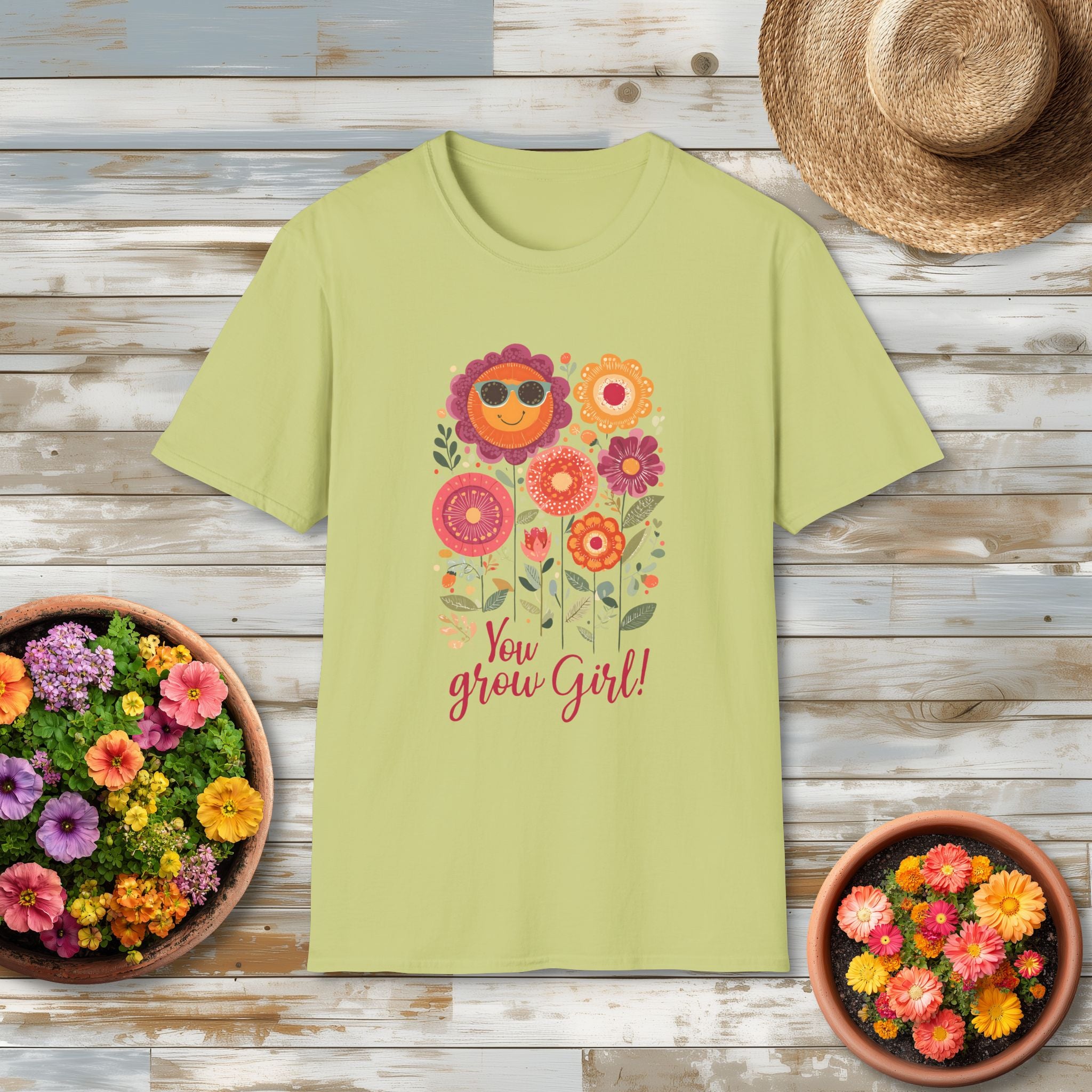 You Grow Girl! T-Shirt for Backyard Gardeners